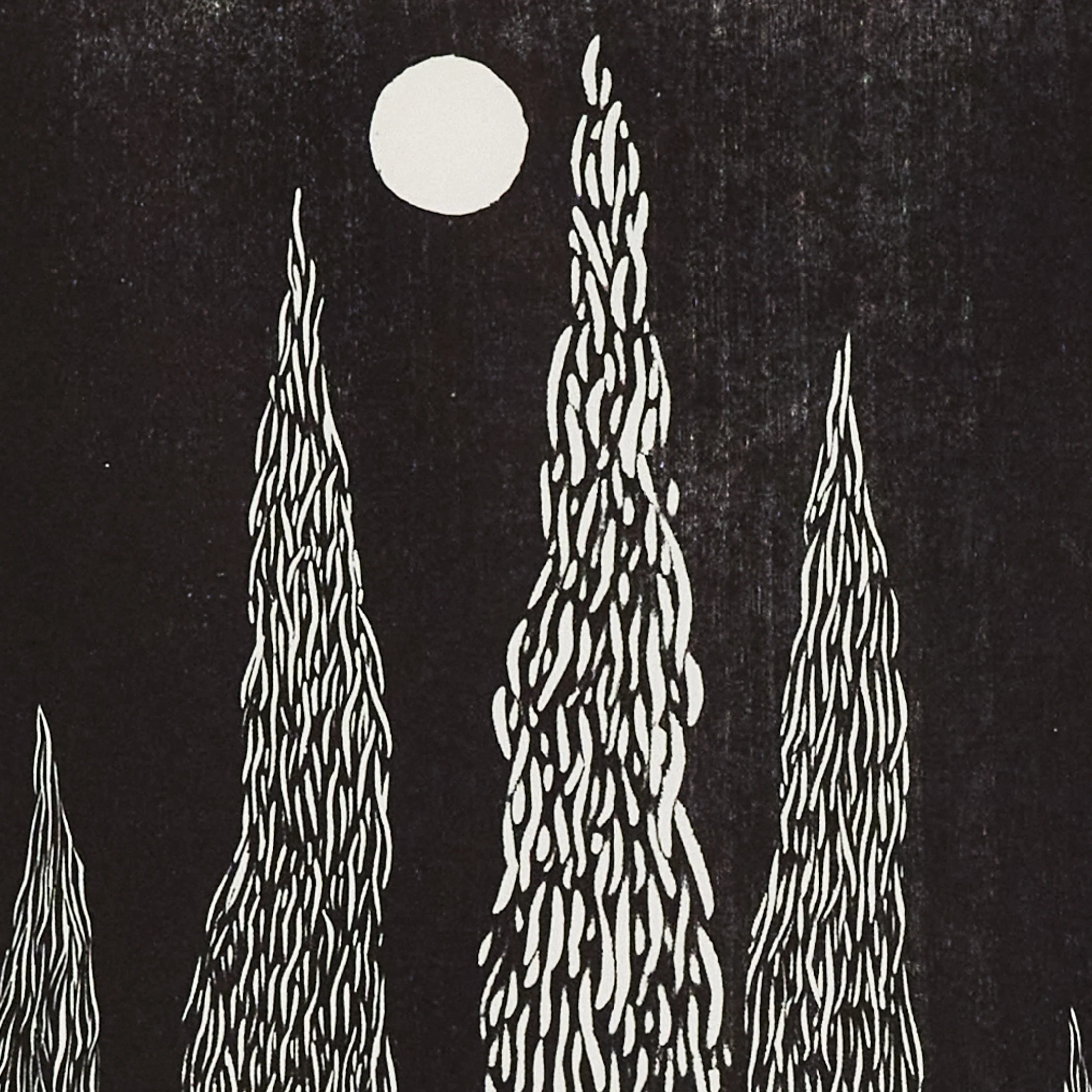 NICOLAS PARTY "TREES" WOODCUT, 2020 - Image 6