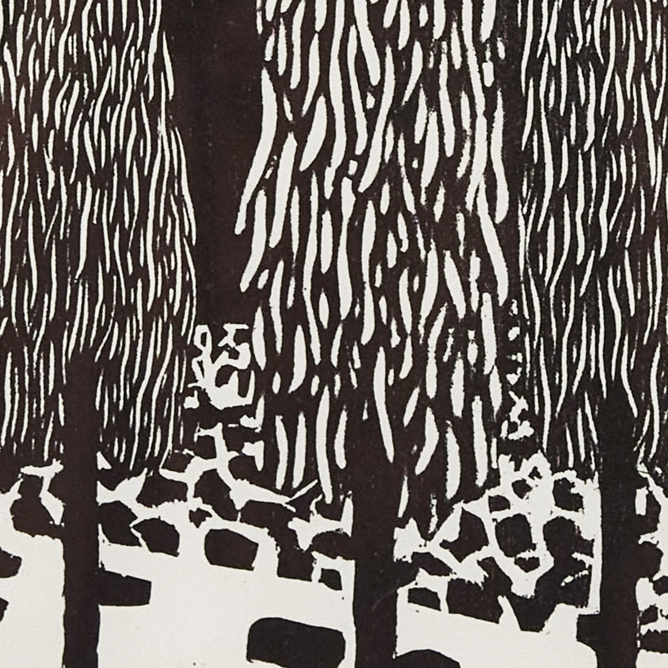 NICOLAS PARTY "TREES" WOODCUT, 2020 - Image 7