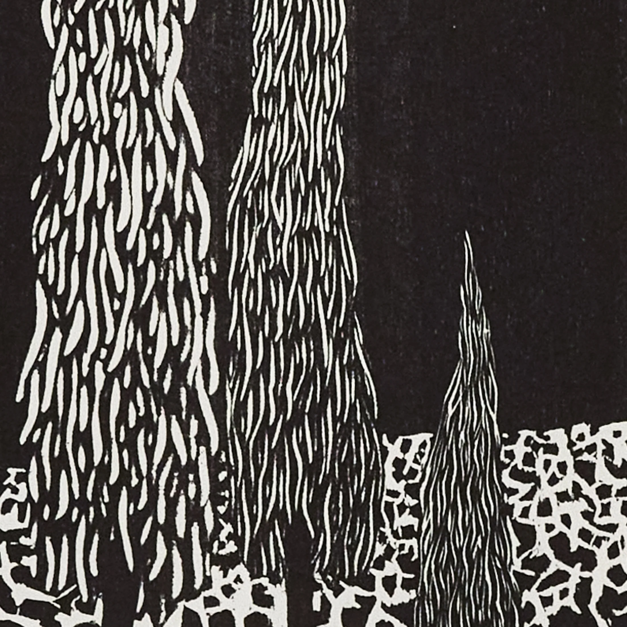 NICOLAS PARTY "TREES" WOODCUT, 2020 - Image 8