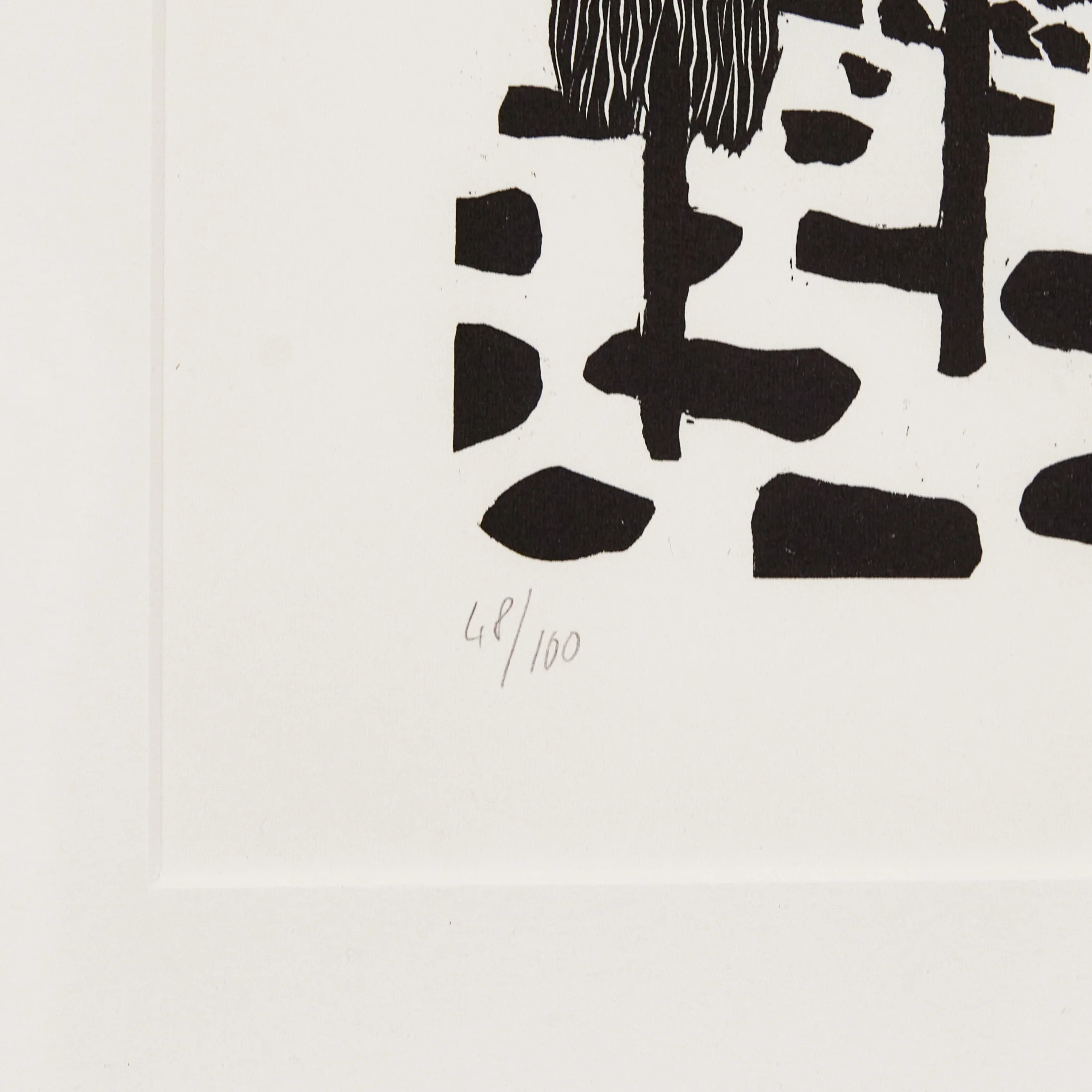NICOLAS PARTY "TREES" WOODCUT, 2020 - Image 9