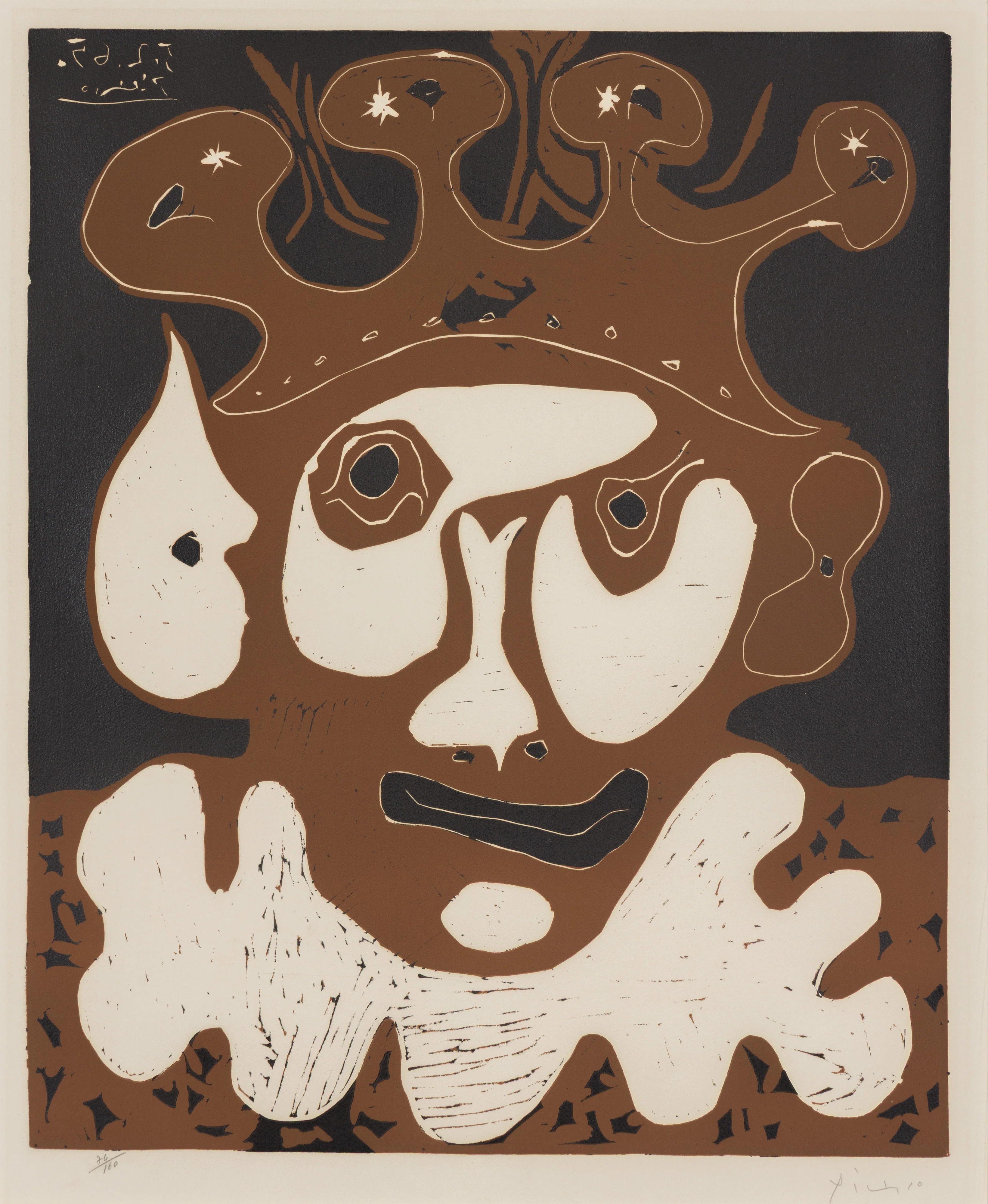 PABLO PICASSO "CARNAVAL" LINOCUT, 1965 - Image 16