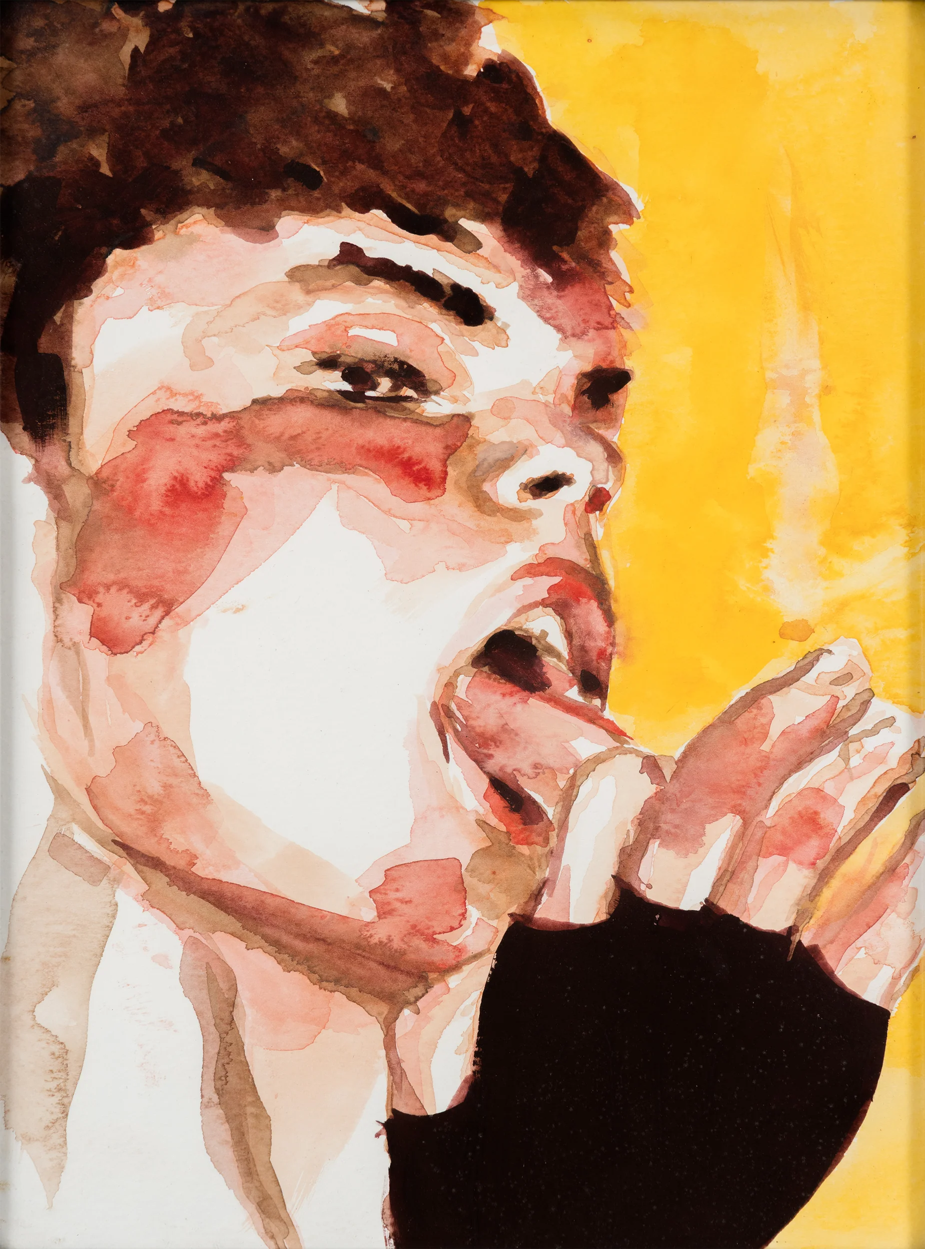 PAUL P. "COCK ROCK" WATERCOLOR, 2000 - Image 12