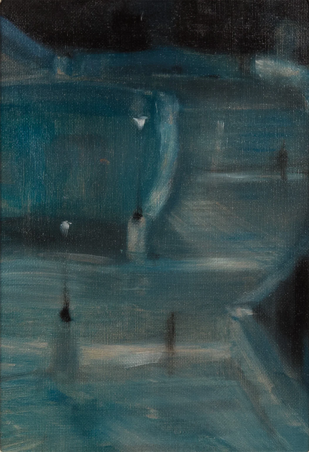 PAUL P. "SPANISH STEPS" OIL ON CANVAS, 2010 - Image 8