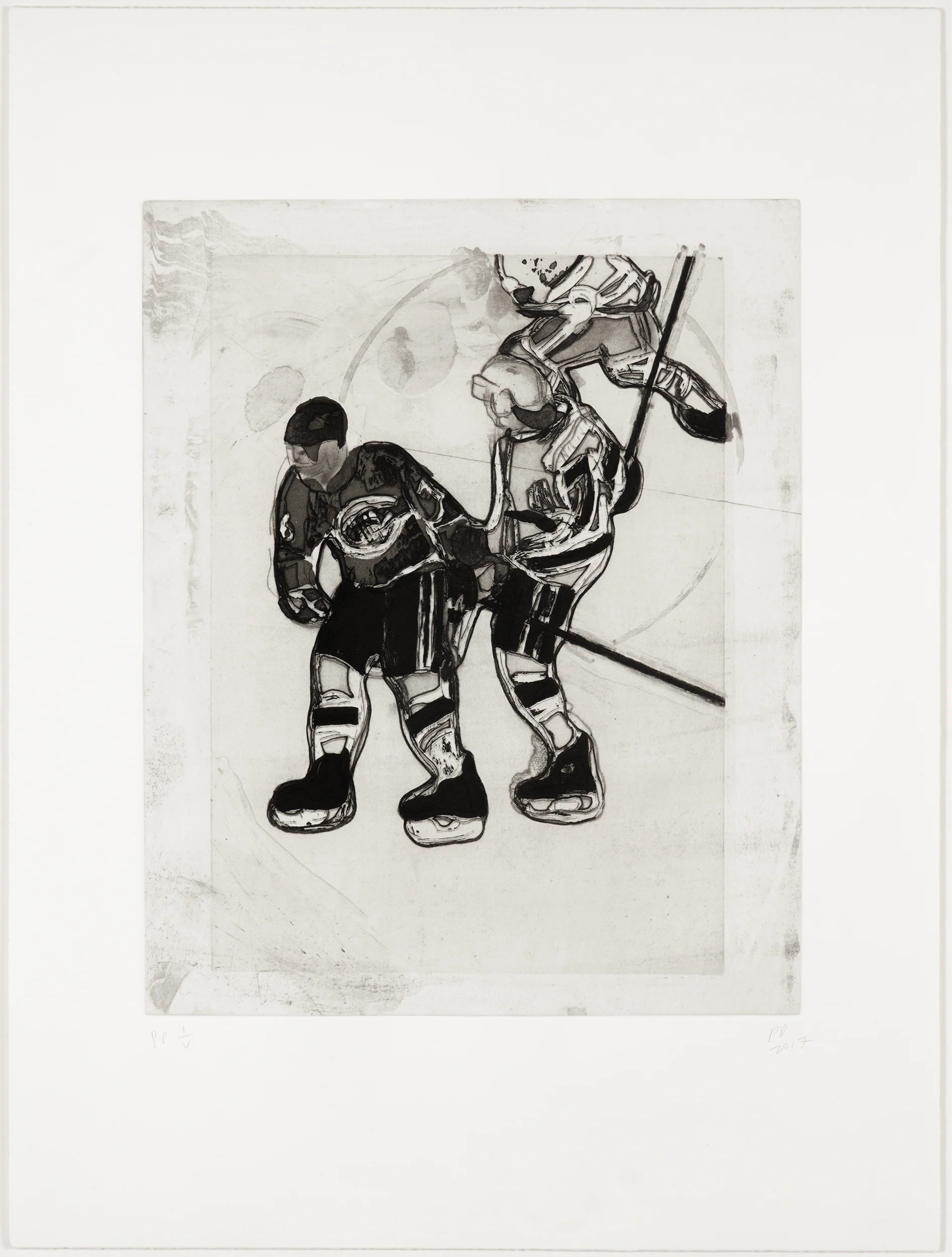 PETER DOIG "SUBBAN AND NOLAN" ETCHING, 2017 - Image 14
