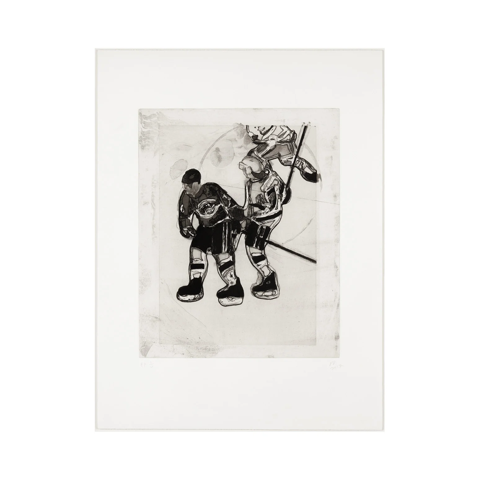 PETER DOIG "SUBBAN AND NOLAN" ETCHING, 2017 - Image 3