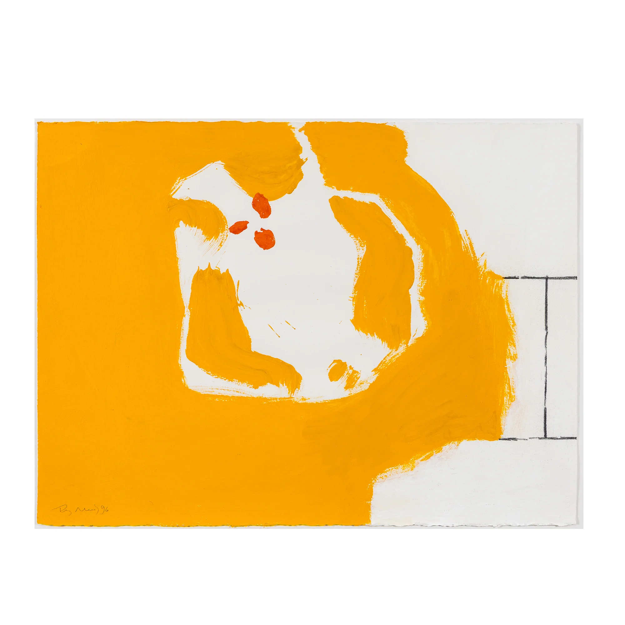 RAY MEAD "YELLOW COMPOSITION" 1996 - Image 3