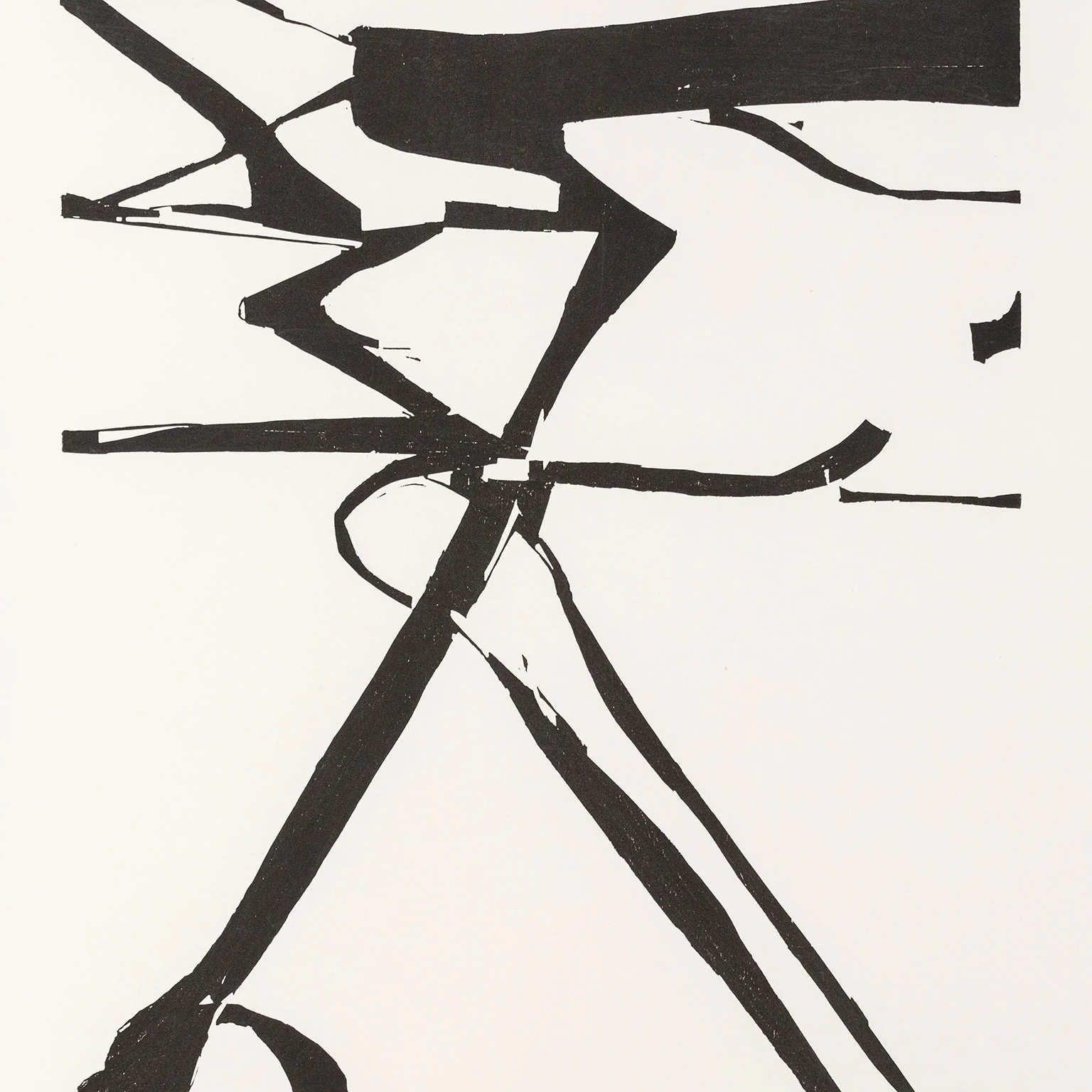 RICHARD DIEBENKORN "DOUBLE X" WOODCUT, 1987 - Image 4