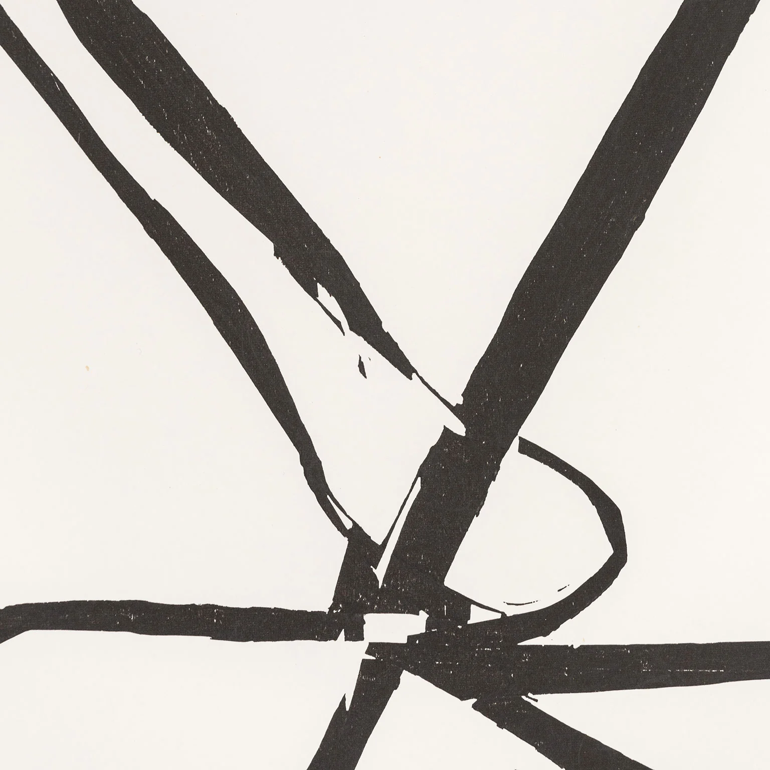 RICHARD DIEBENKORN "DOUBLE X" WOODCUT, 1987 - Image 5