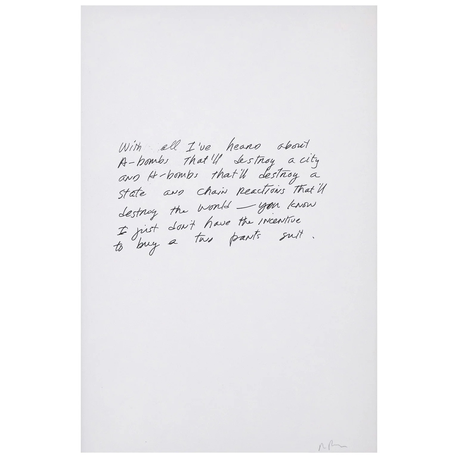 RICHARD PRINCE "BOMB JOKE", 1989 - Image 4