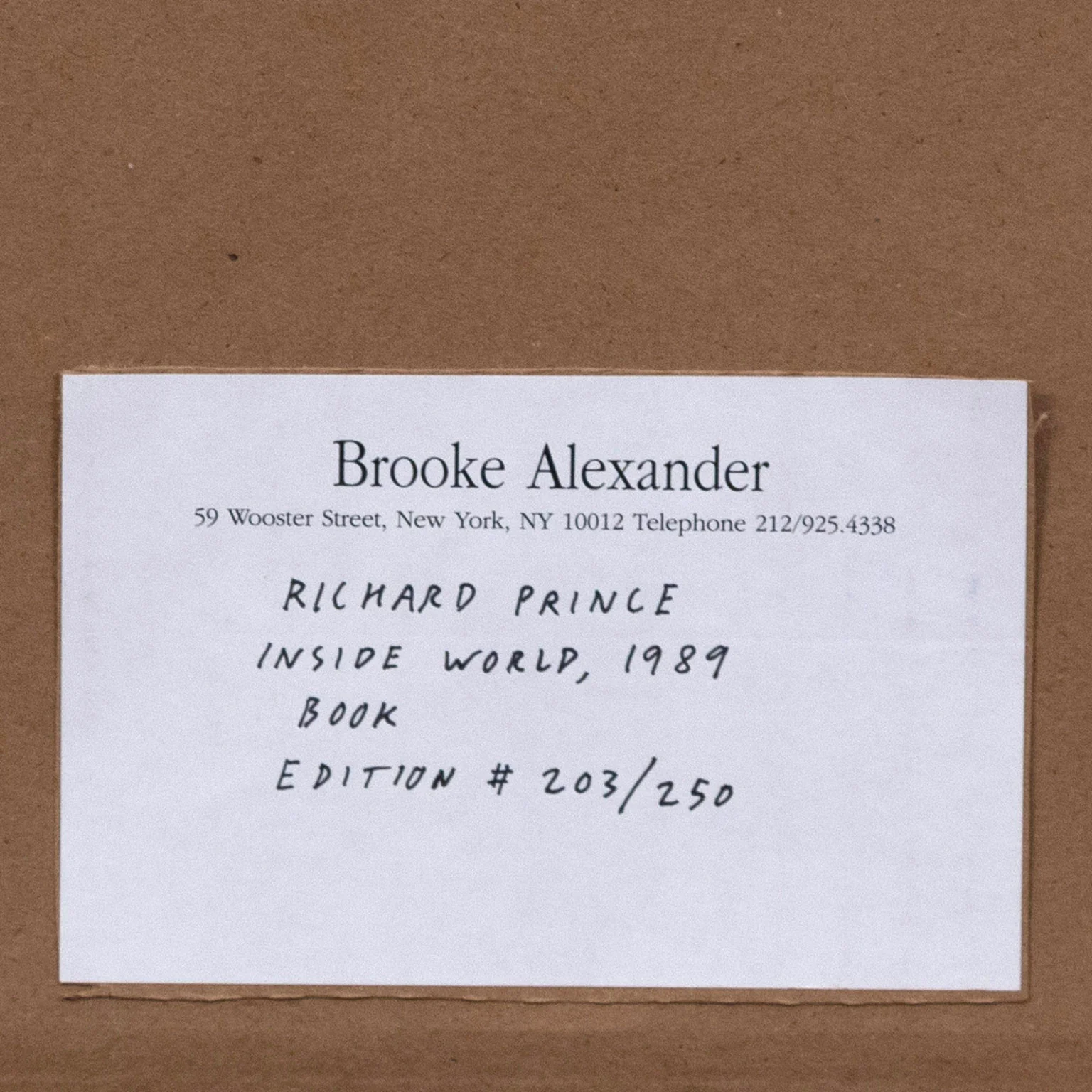 RICHARD PRINCE "BOMB JOKE", 1989 - Image 7