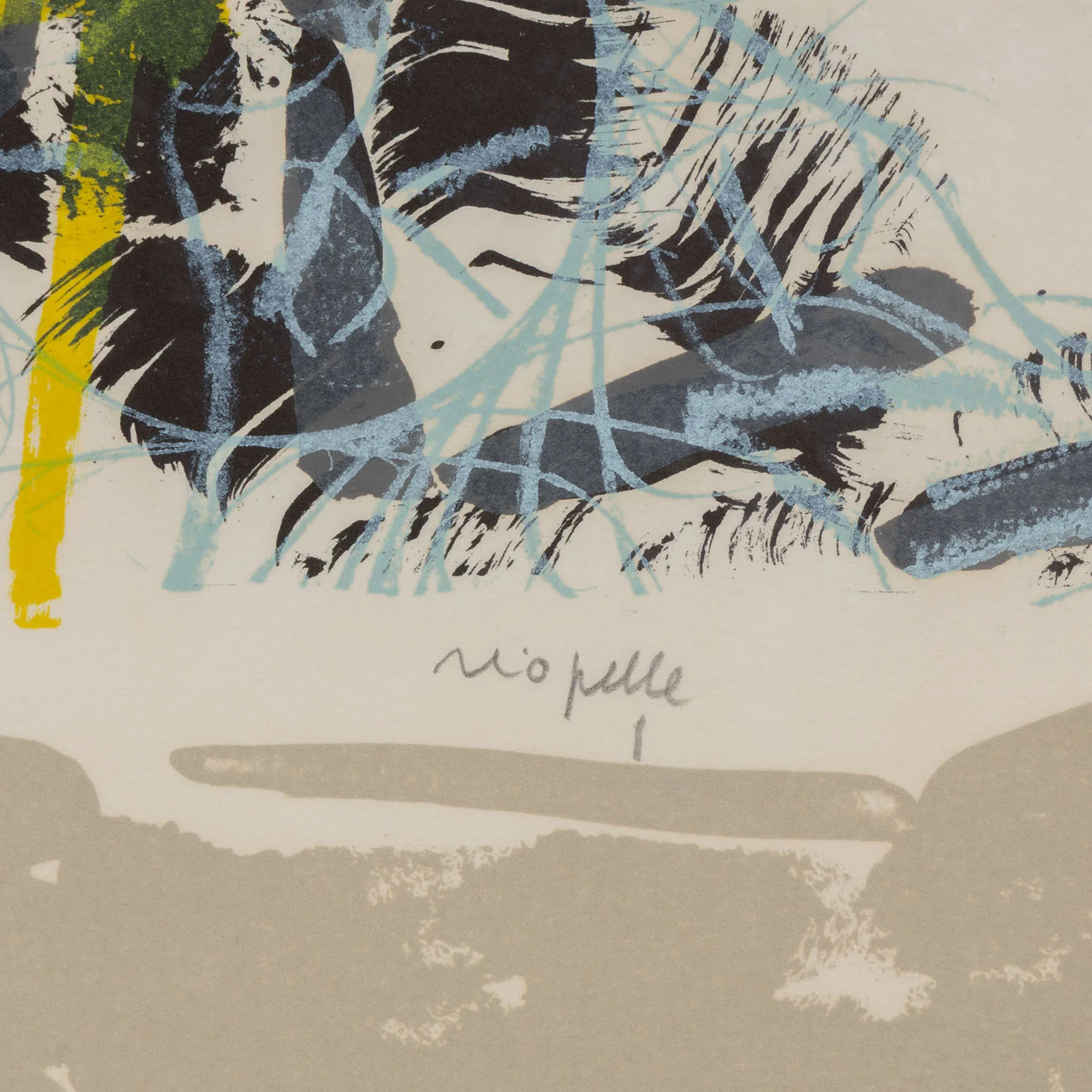RIOPELLE "LE SABLIER 1" LITHO, 1979 - Image 4