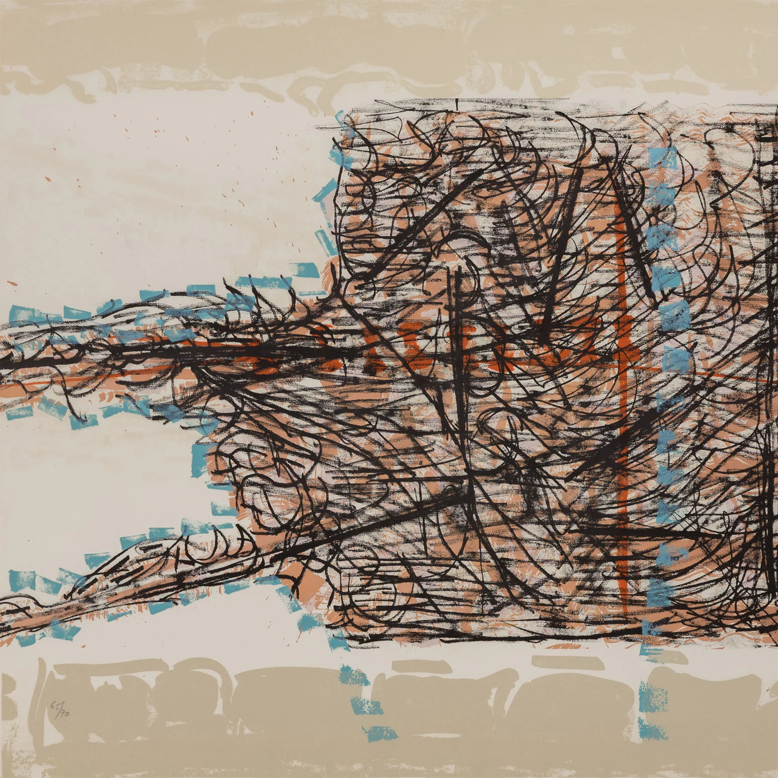RIOPELLE "LE SABLIER 2" LITHO, 1979 - Image 5