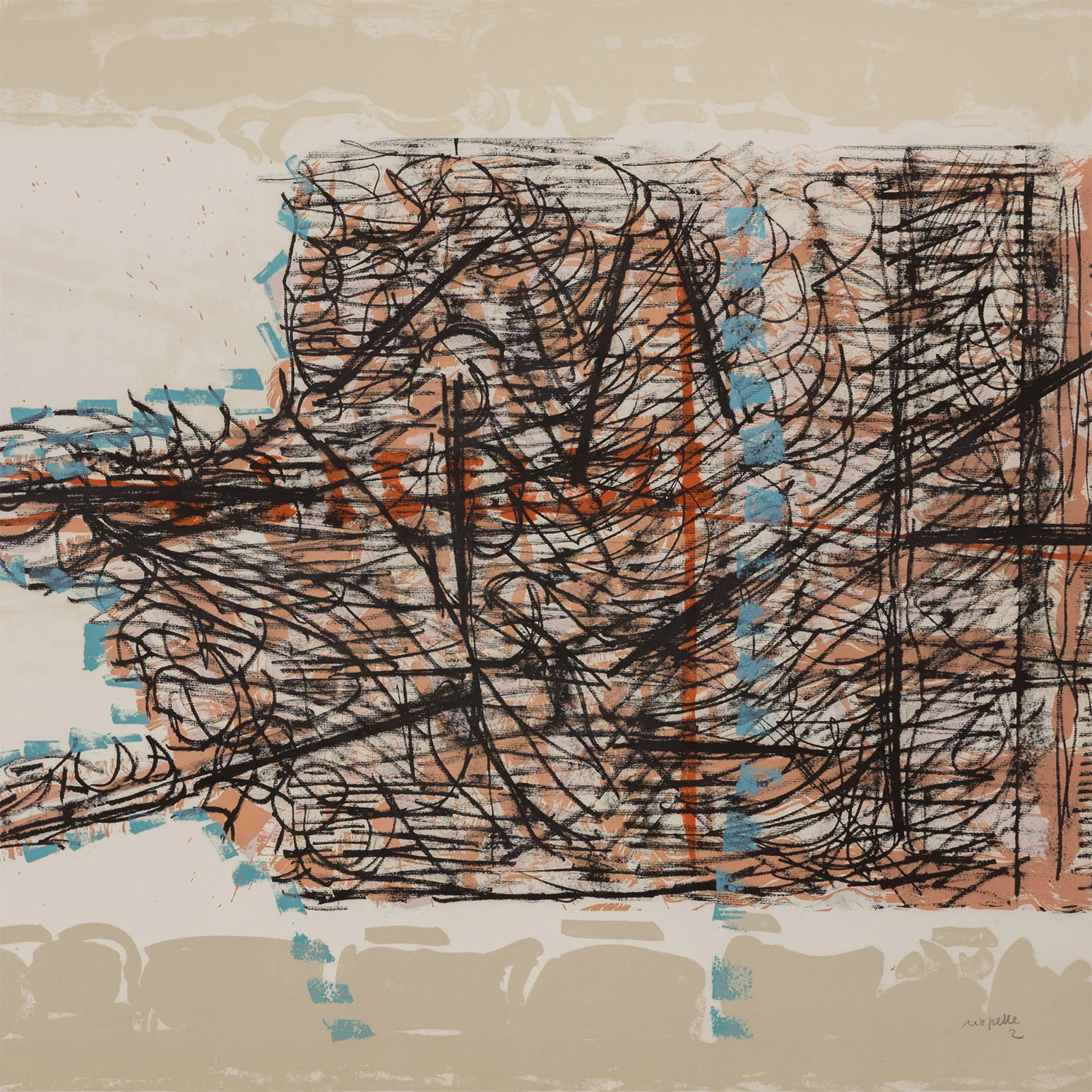 RIOPELLE "LE SABLIER 2" LITHO, 1979 - Image 6
