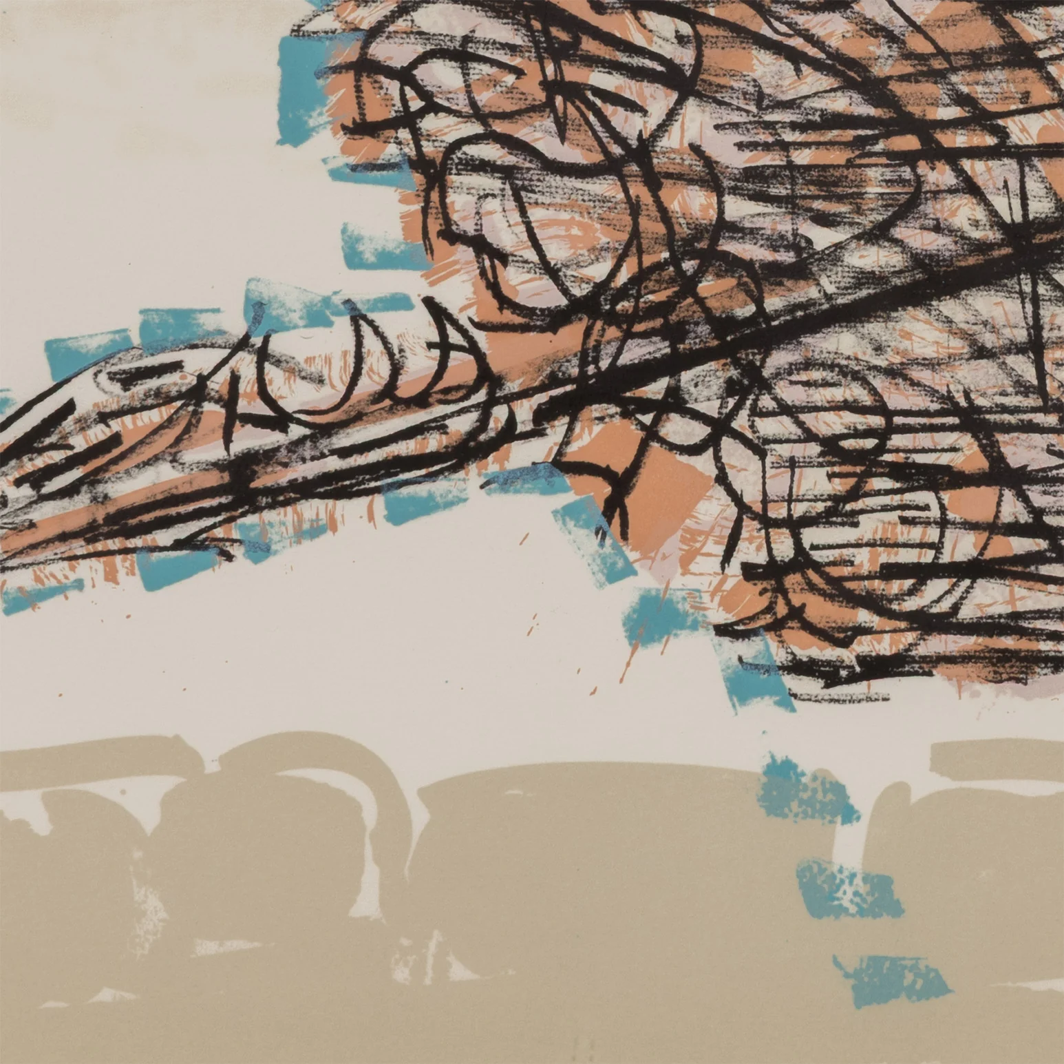 RIOPELLE "LE SABLIER 2" LITHO, 1979 - Image 8
