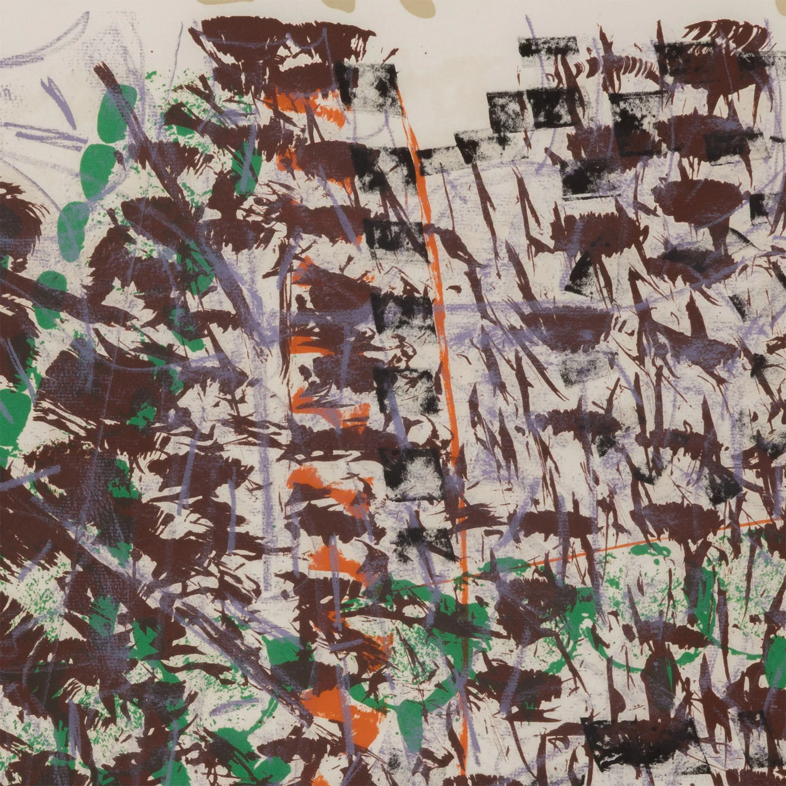RIOPELLE "LE SABLIER 3" LITHO, 1979 - Image 10