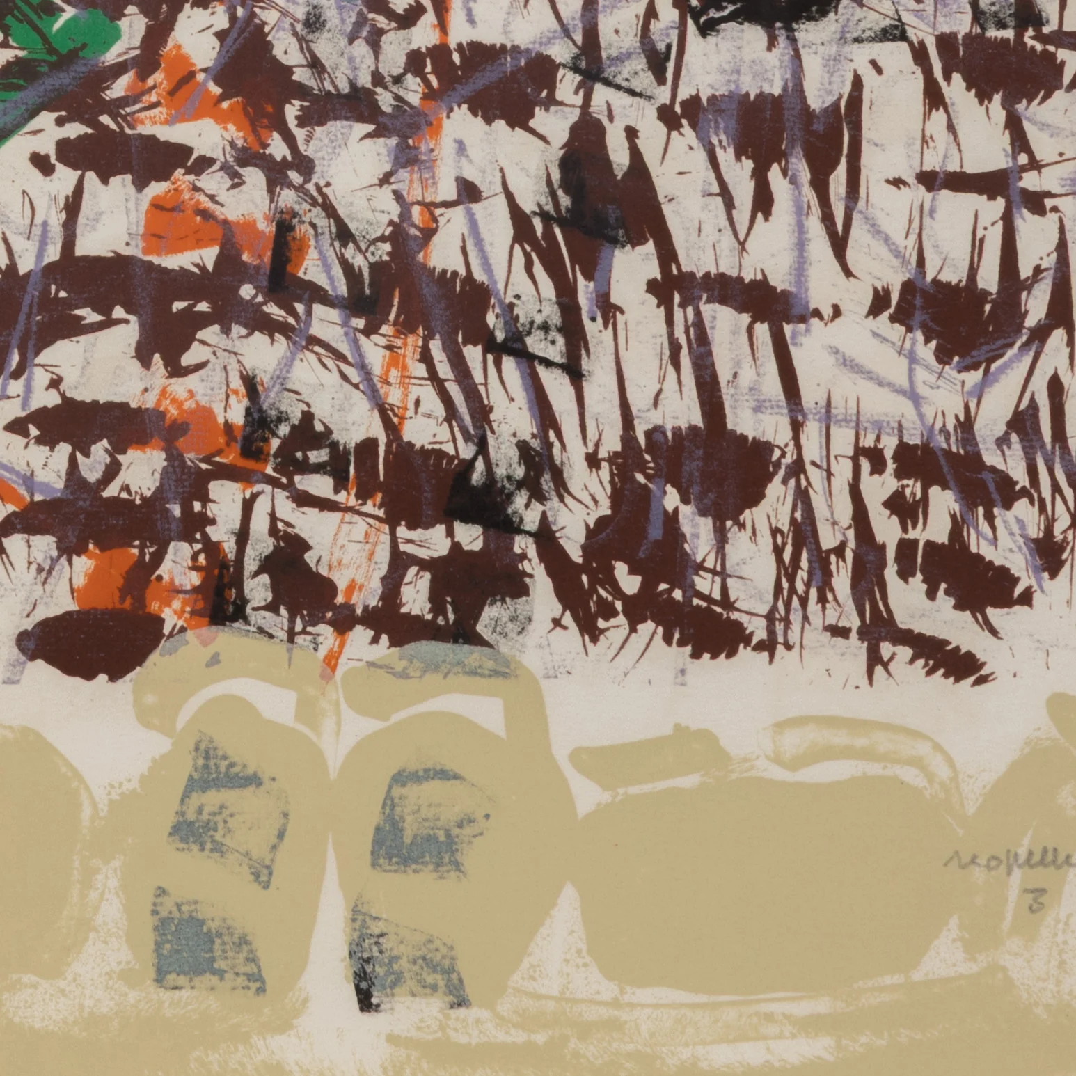 RIOPELLE "LE SABLIER 3" LITHO, 1979 - Image 11