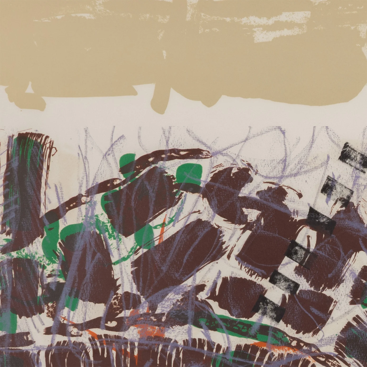 RIOPELLE "LE SABLIER 3" LITHO, 1979 - Image 8