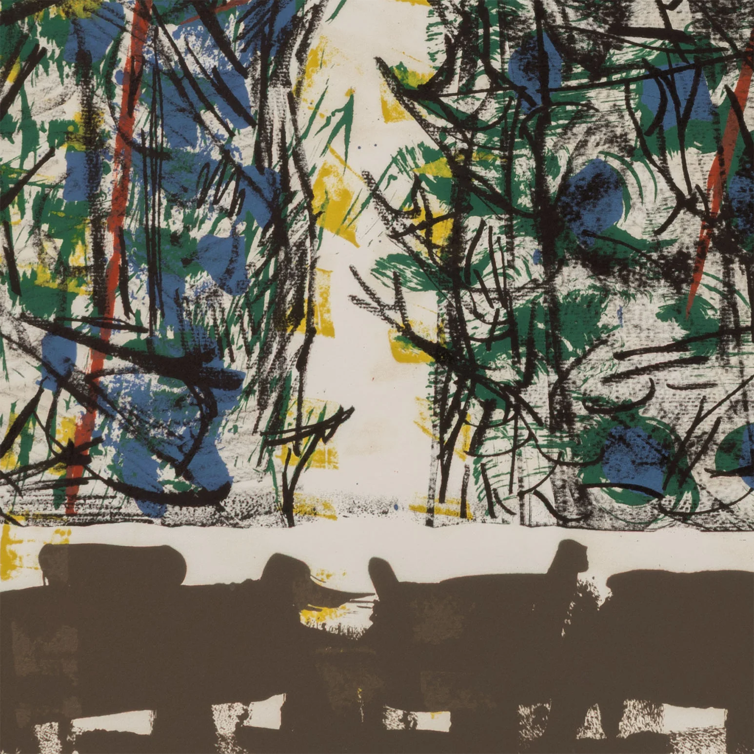 RIOPELLE "LE SABLIER 4" LITHO, 1979 - Image 9