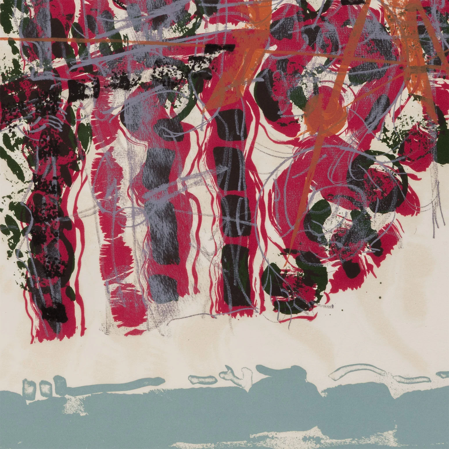RIOPELLE "LE SABLIER 5" LITHO, 1979 - Image 11