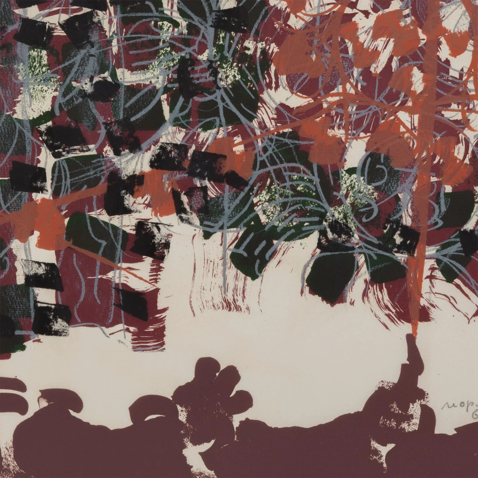 RIOPELLE "LE SABLIER 6" LITHO, 1979 - Image 12