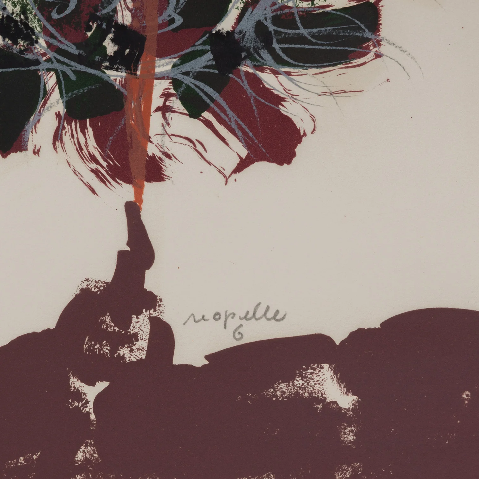 RIOPELLE "LE SABLIER 6" LITHO, 1979 - Image 4