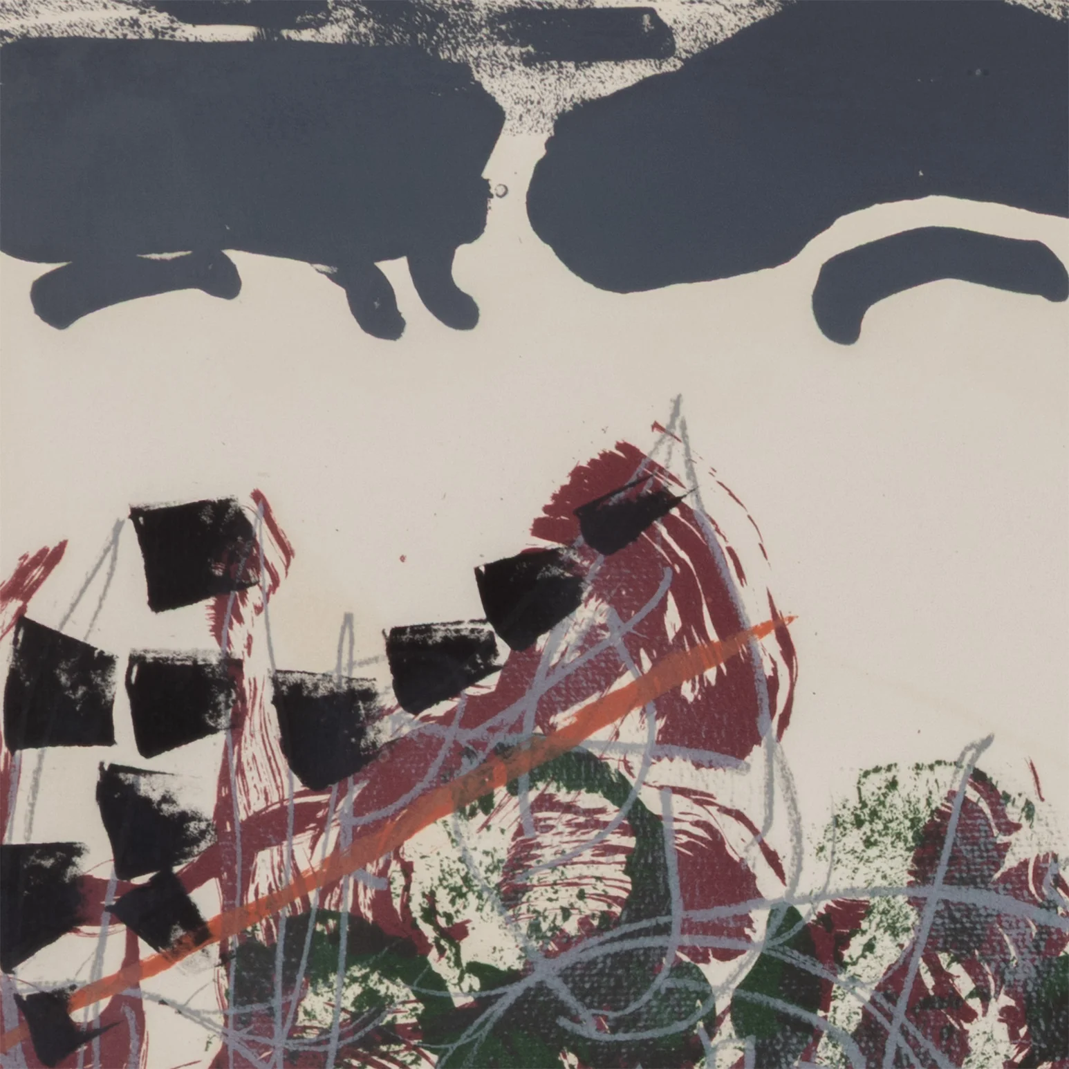 RIOPELLE "LE SABLIER 6" LITHO, 1979 - Image 8