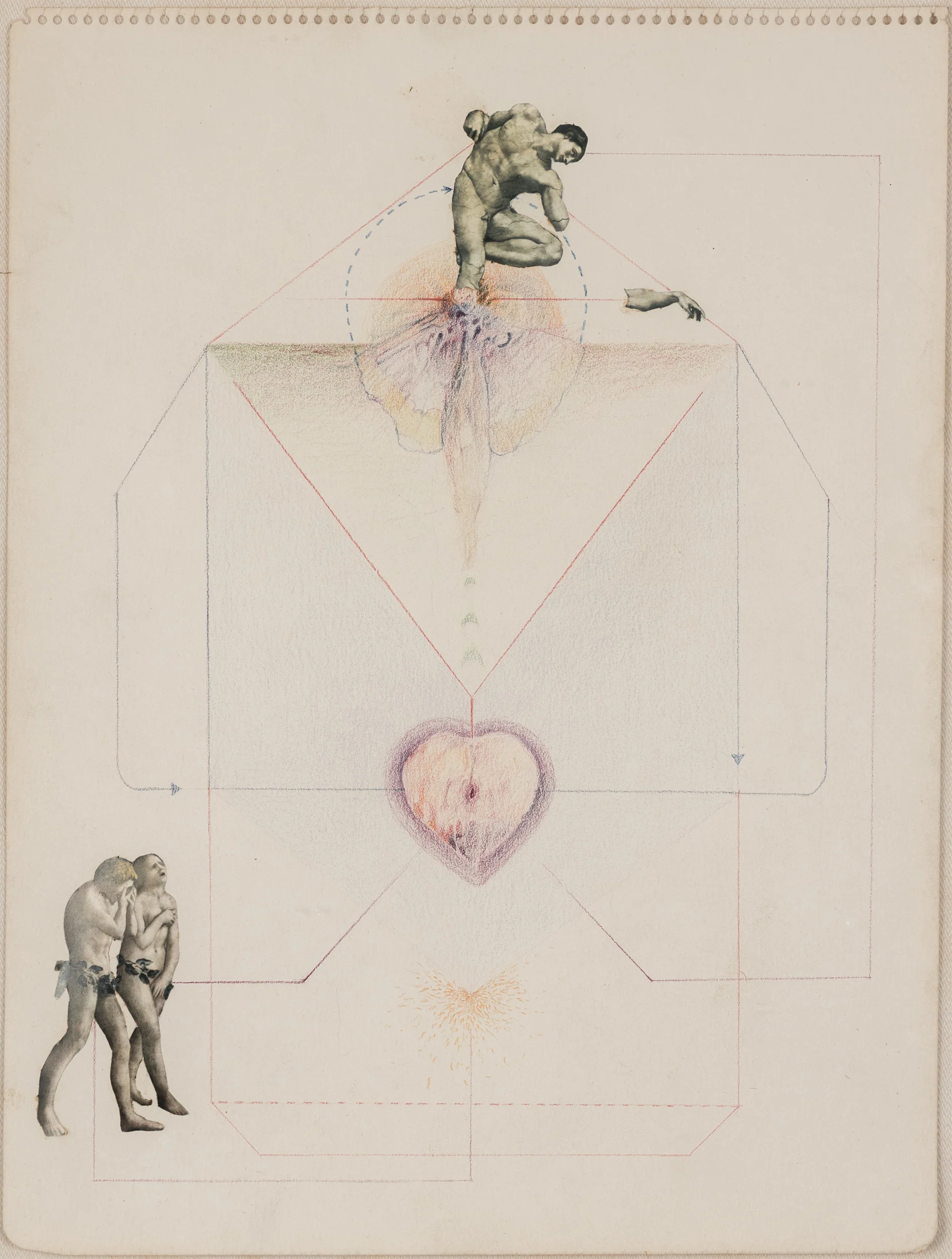 ROBERT MAPPLETHORPE "UNTITLED" COLLAGE 1968 - Image 12