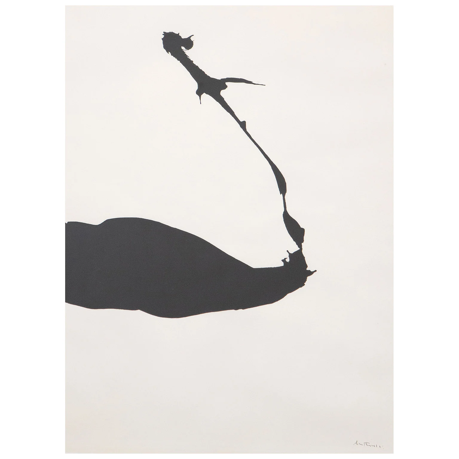 ROBERT MOTHERWELL "AFRICA SUITE #6" , 1970 - Image 3