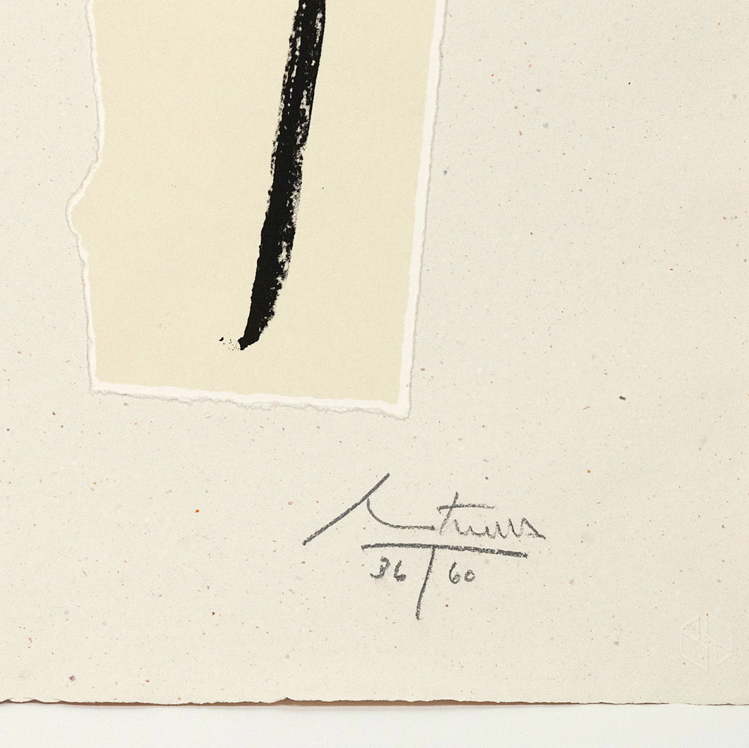 ROBERT MOTHERWELL "AMERICA-LA FRANCE VARIATIONS IX" LITHO, 1984 - Image 4