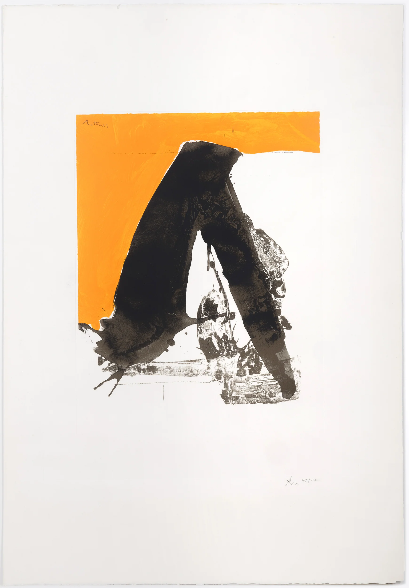 ROBERT MOTHERWELL "BASQUE SUITE #12" SCREENPRINT, 1971 - Image 11