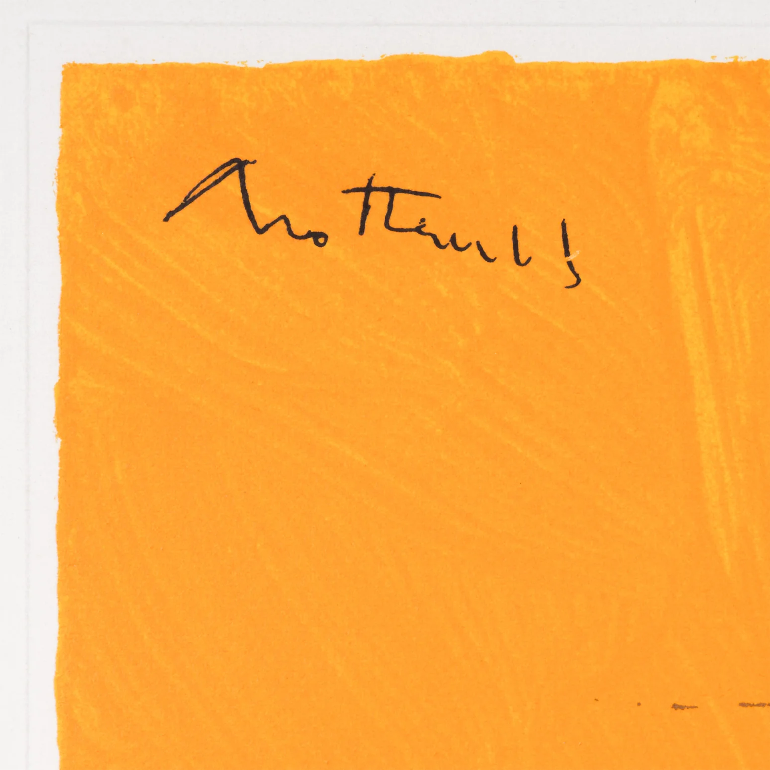 ROBERT MOTHERWELL "BASQUE SUITE #12" SCREENPRINT, 1971 - Image 4