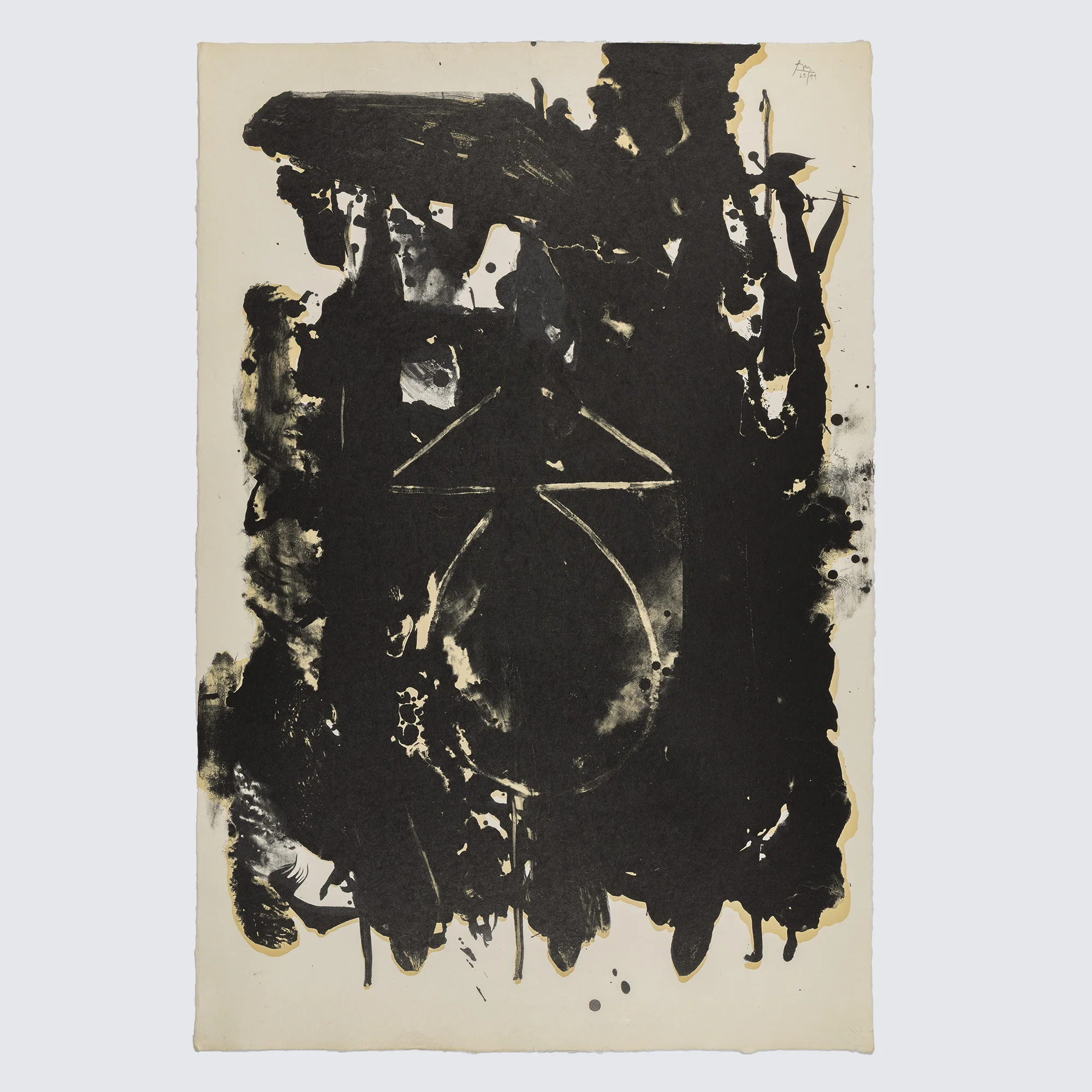 ROBERT MOTHERWELL "EL GENERAL" LITHOGRAPH, 1980 - Image 2