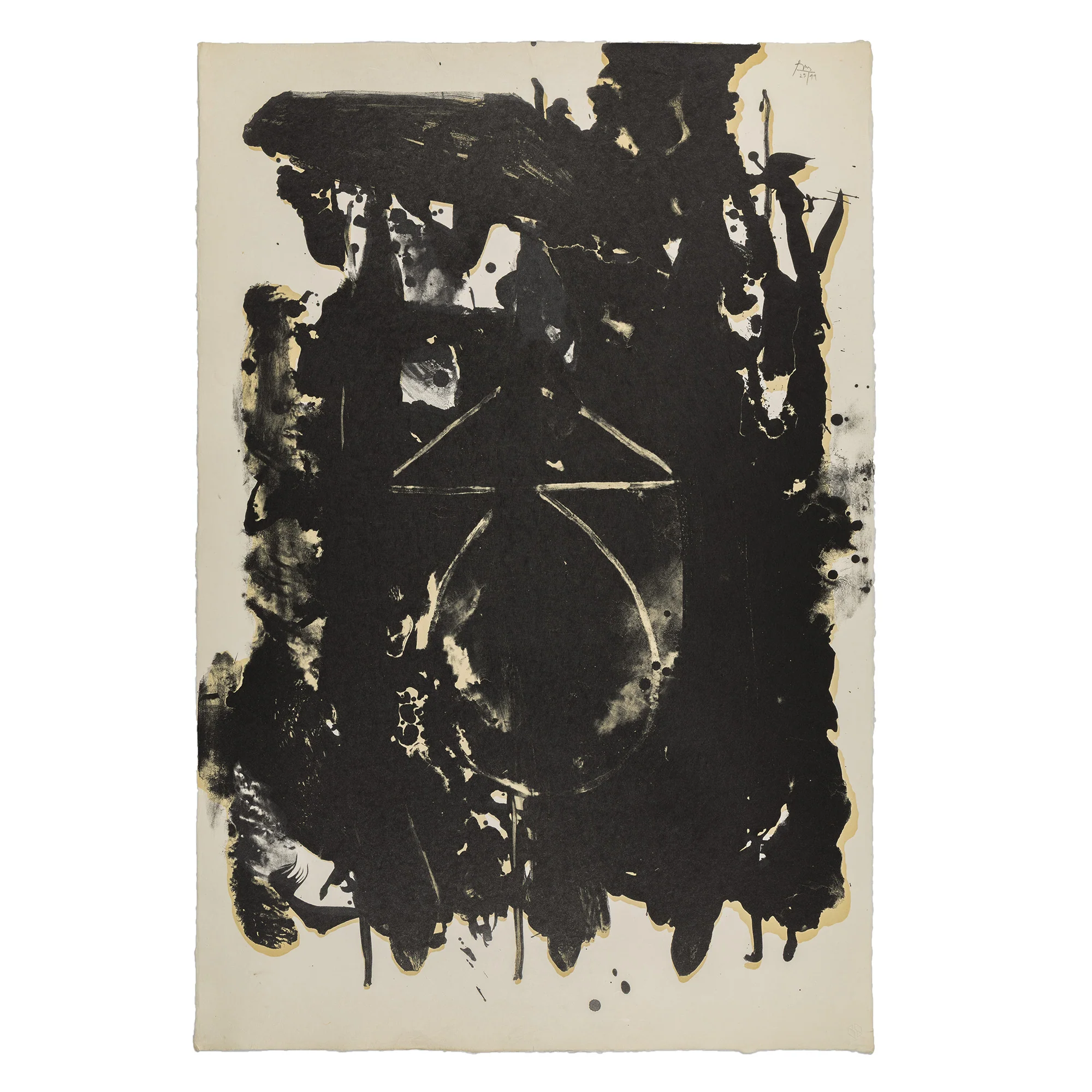 ROBERT MOTHERWELL "EL GENERAL" LITHOGRAPH, 1980 - Image 3