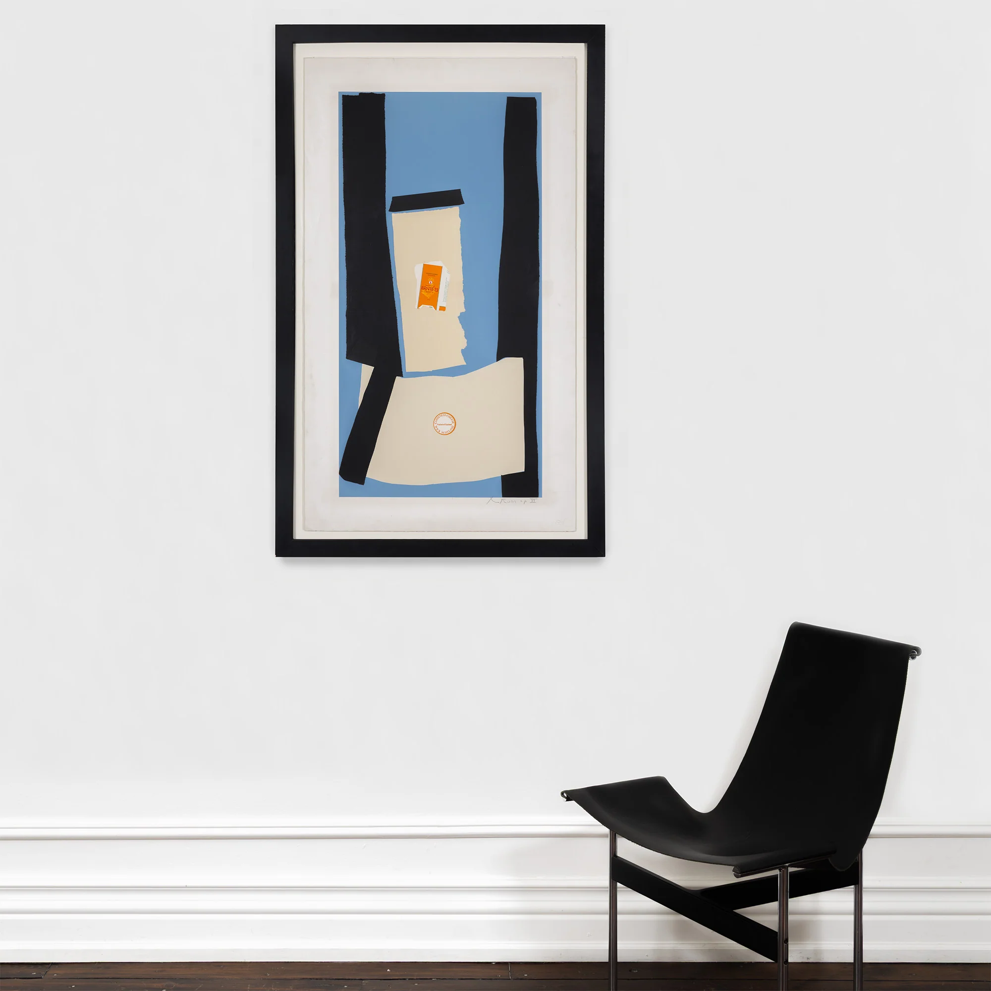 ROBERT MOTHERWELL "HARVEST, IN SCOTLAND" LITHOGRAPH & COLLAGE, 1973 - Image 12