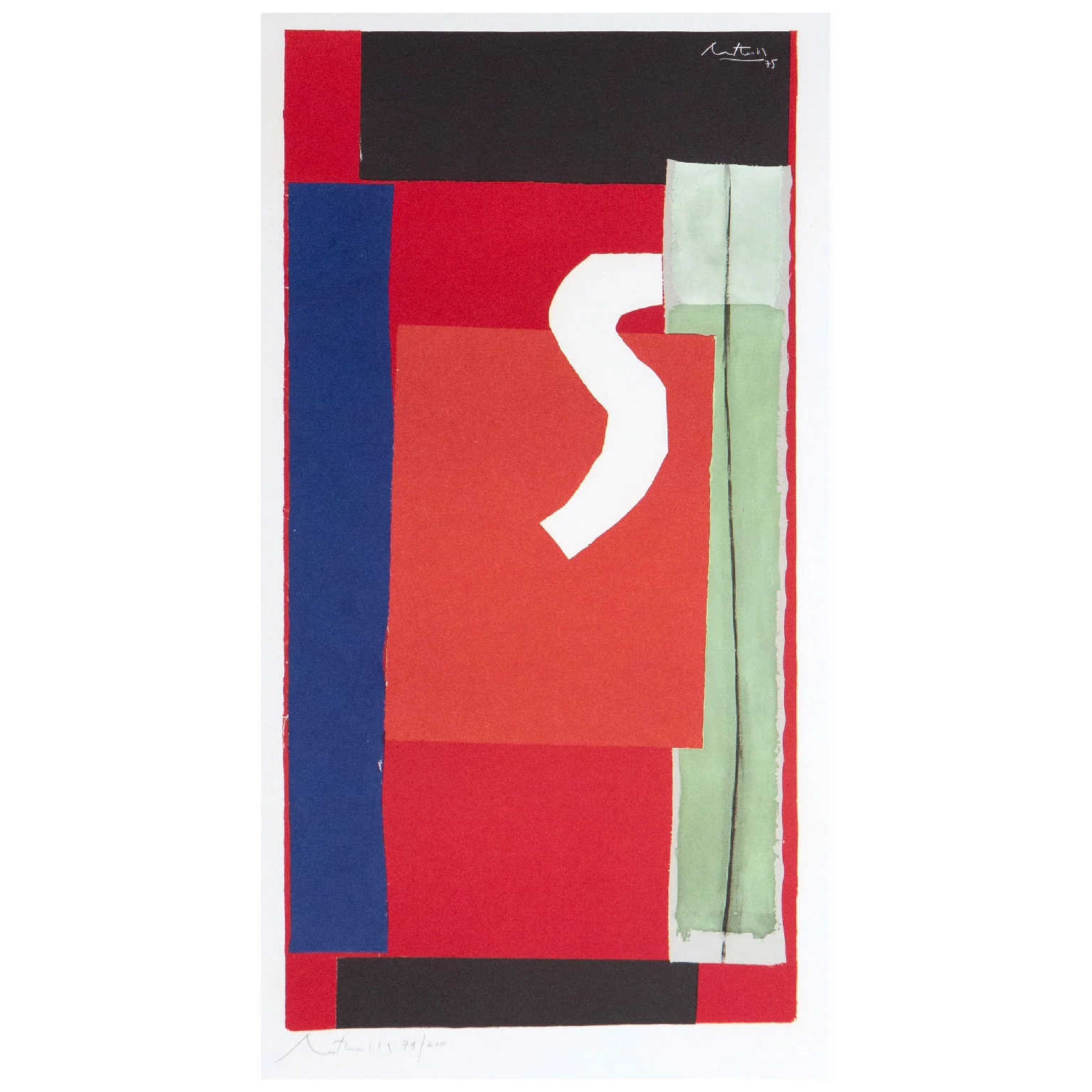ROBERT MOTHERWELL "IN CELEBRATION" LITHOGRAPH, 1975 - Image 11
