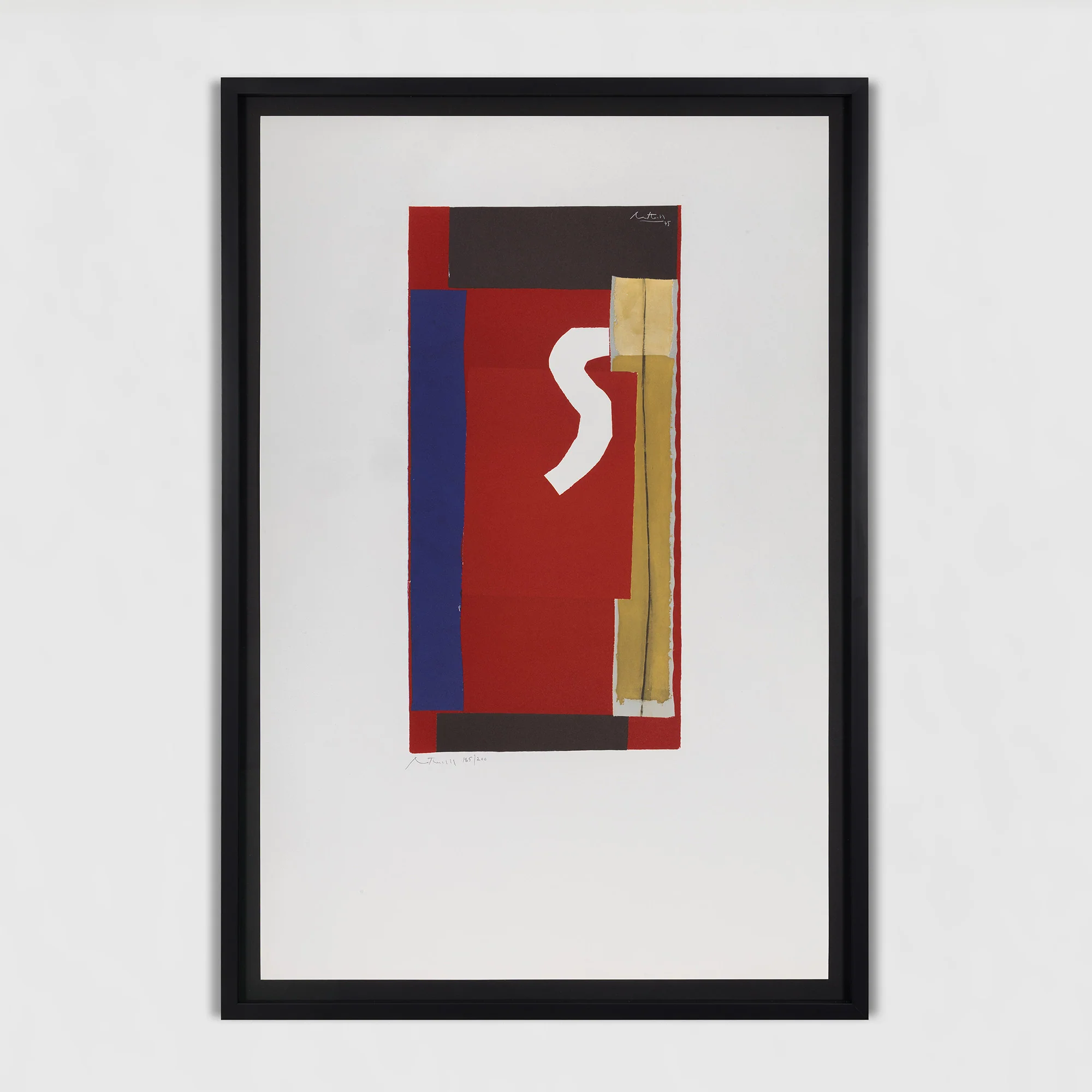 ROBERT MOTHERWELL "IN CELEBRATION" LITHOGRAPH, 1975 - Image 3
