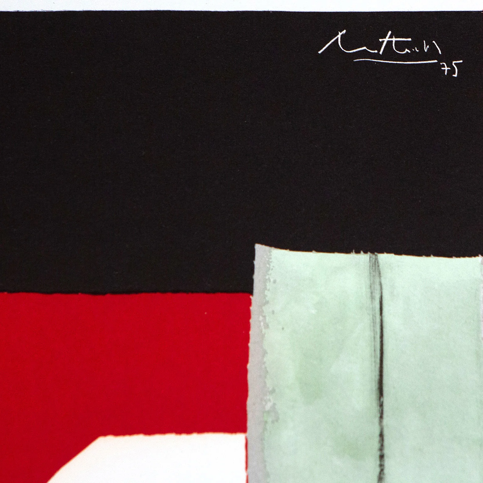 ROBERT MOTHERWELL "IN CELEBRATION" LITHOGRAPH, 1975 - Image 4
