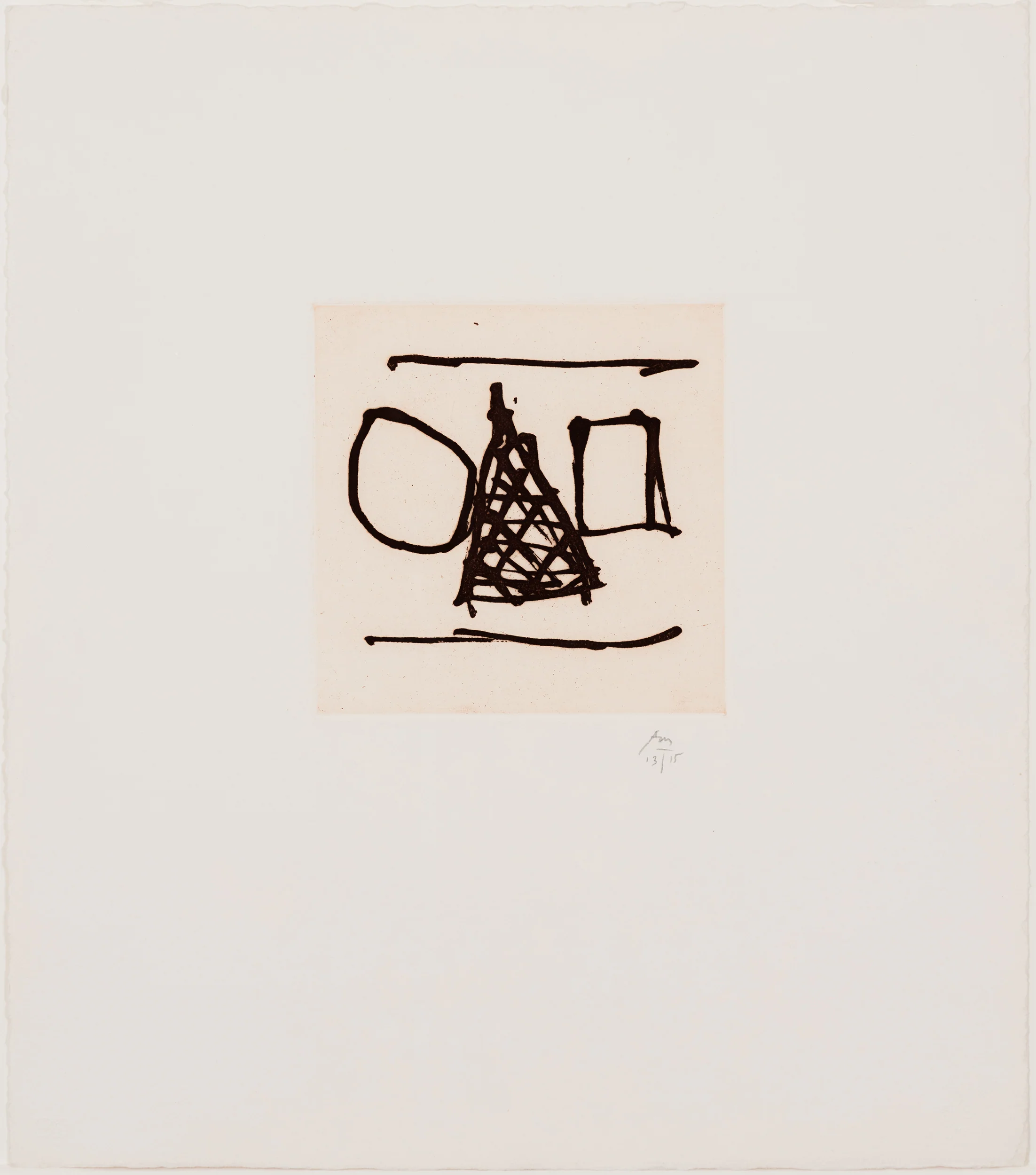 ROBERT MOTHERWELL "IRISH SUITE #6", ETCHING, 1990 - Image 14
