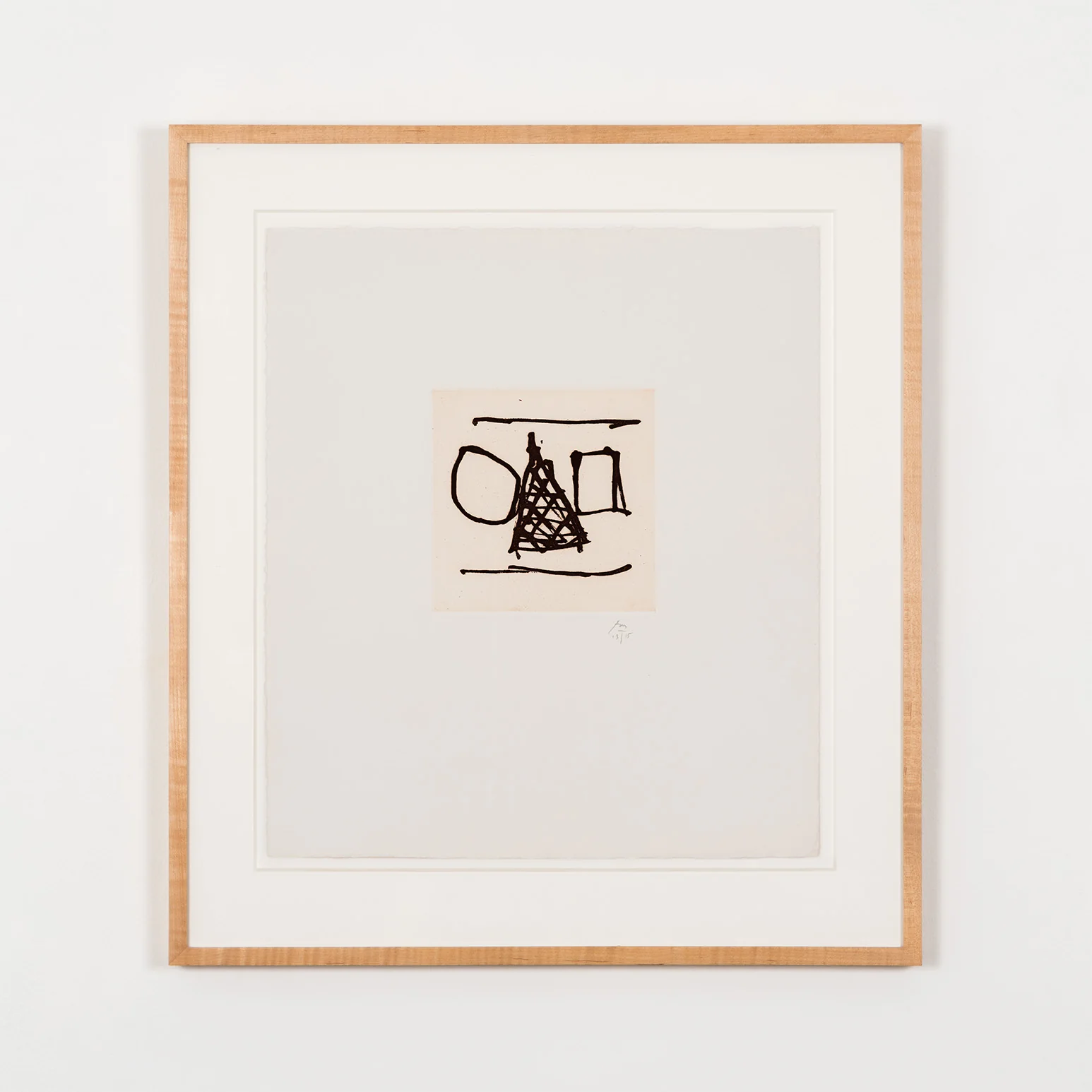 ROBERT MOTHERWELL "IRISH SUITE #6", ETCHING, 1990 - Image 2