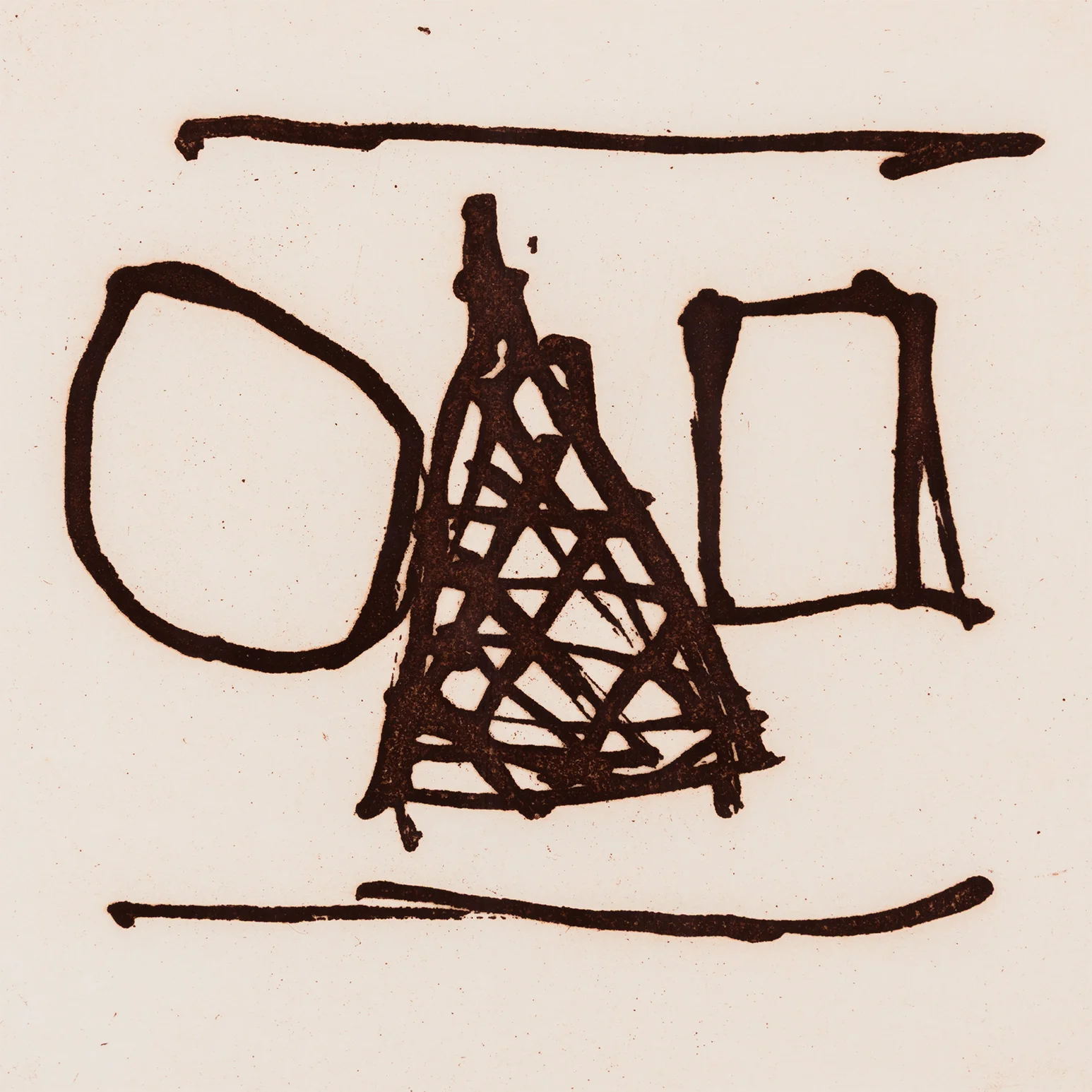 ROBERT MOTHERWELL "IRISH SUITE #6", ETCHING, 1990 - Image 6