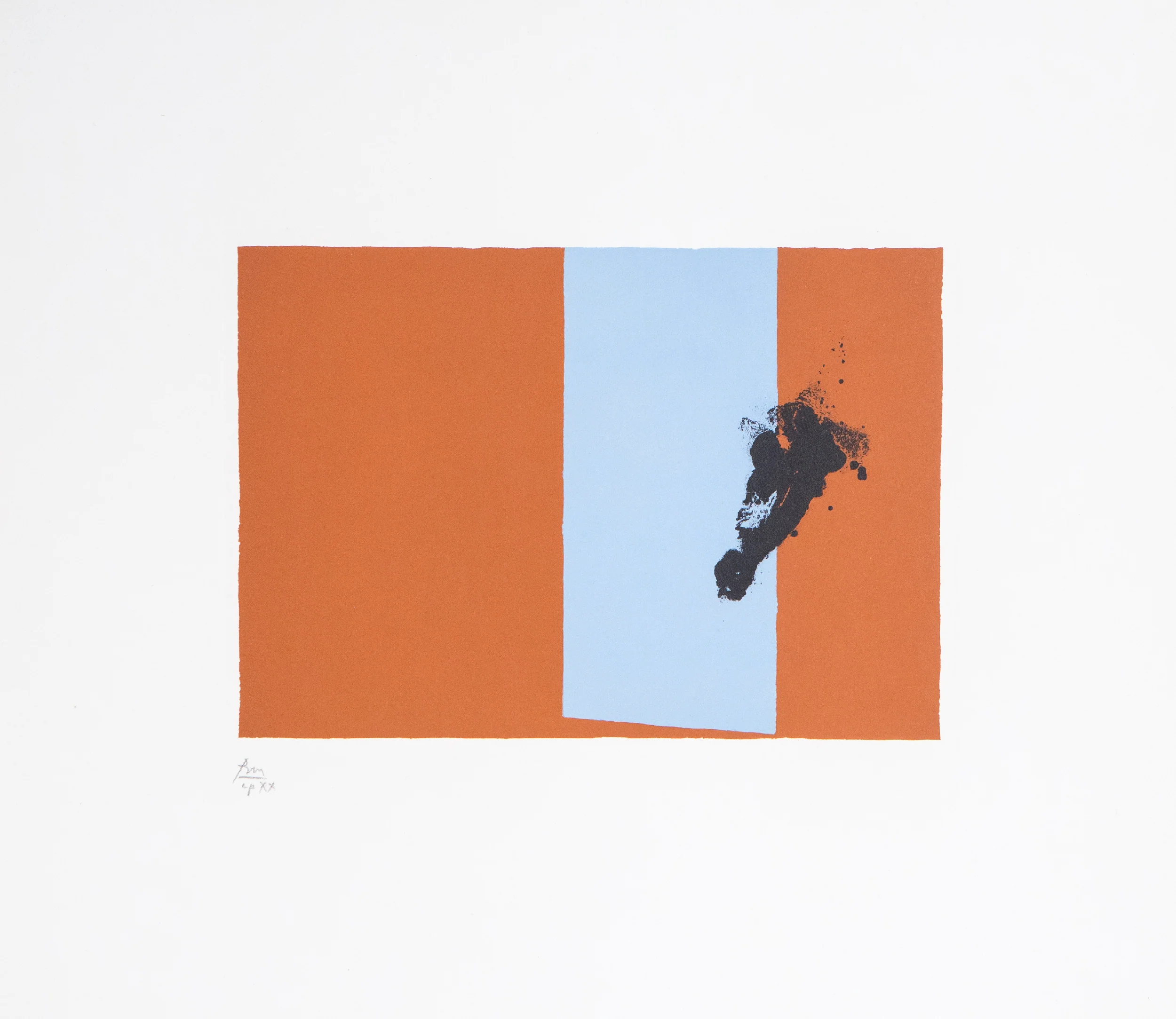 ROBERT MOTHERWELL "PARIS SUITE (AUTUMN)" LITHO, 1980 - Image 8