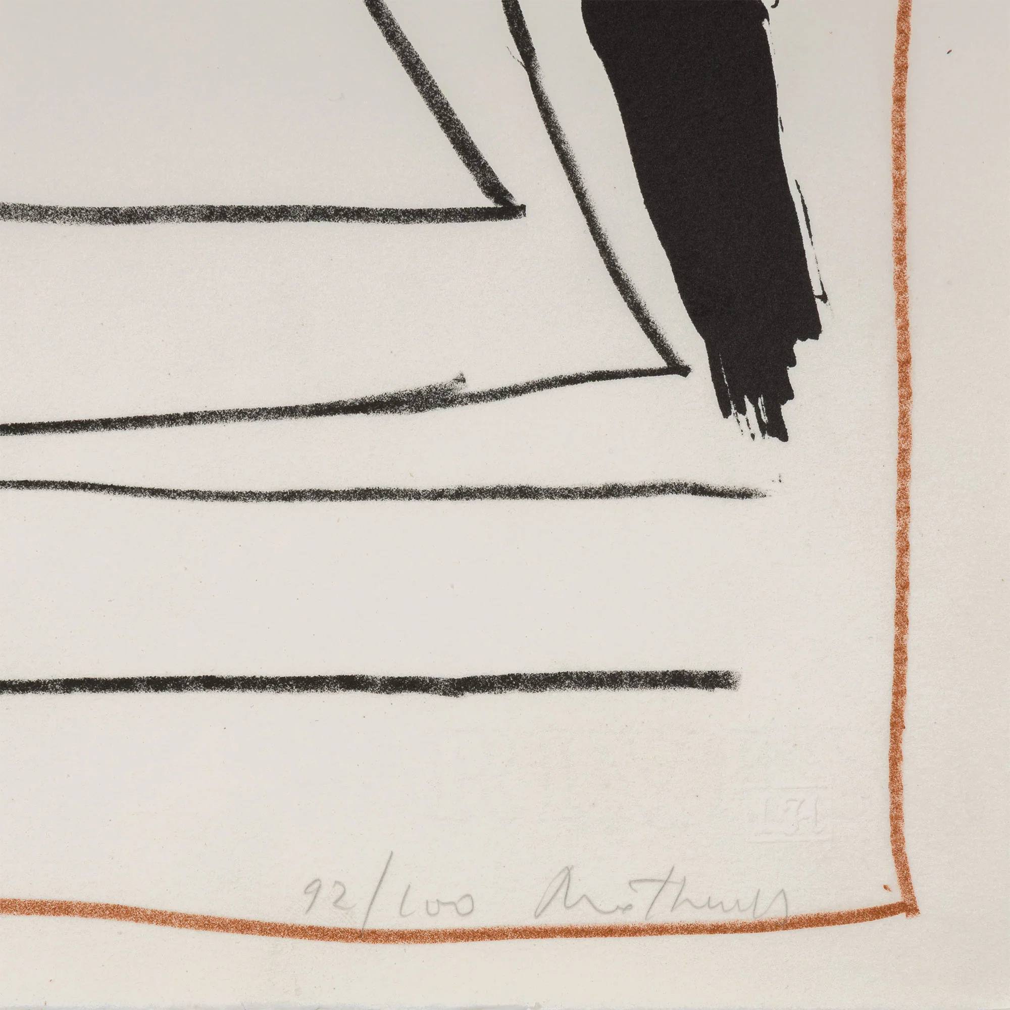 ROBERT MOTHERWELL "SUMMERTIME IN ITALY" 1966 - Image 4