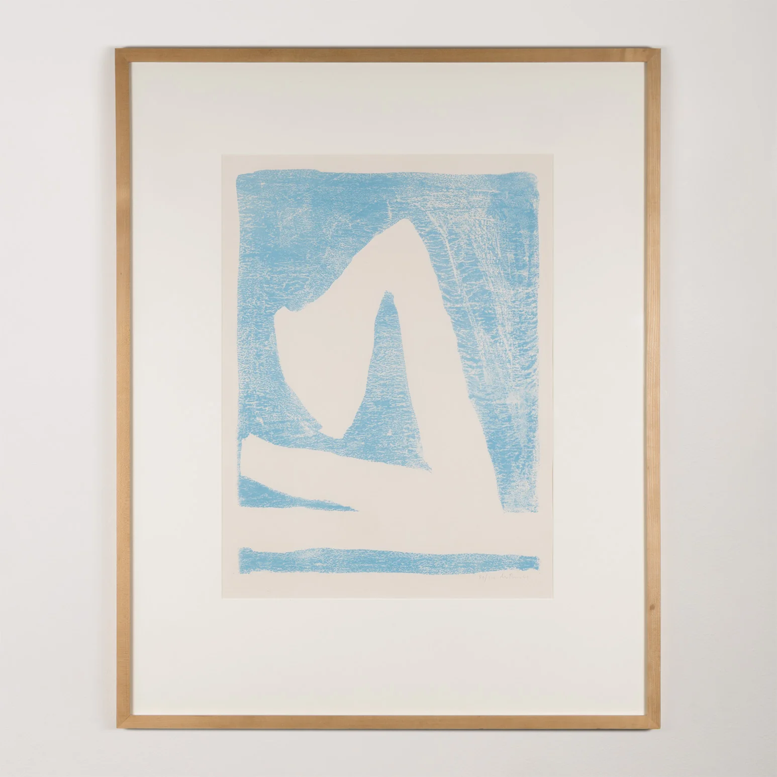 ROBERT MOTHERWELL "SUMMERTIME IN ITALY BLUE" 1966 - Image 2