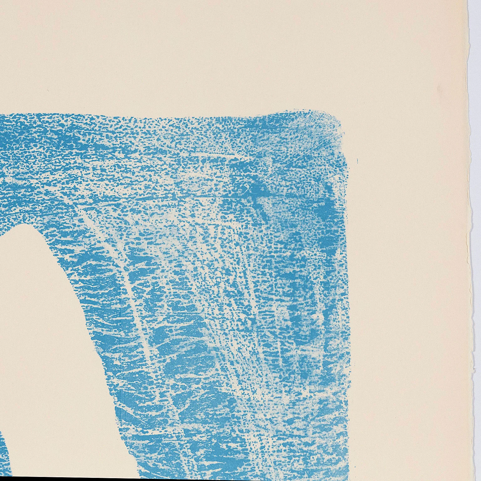 ROBERT MOTHERWELL "SUMMERTIME IN ITALY BLUE" 1966 - Image 5