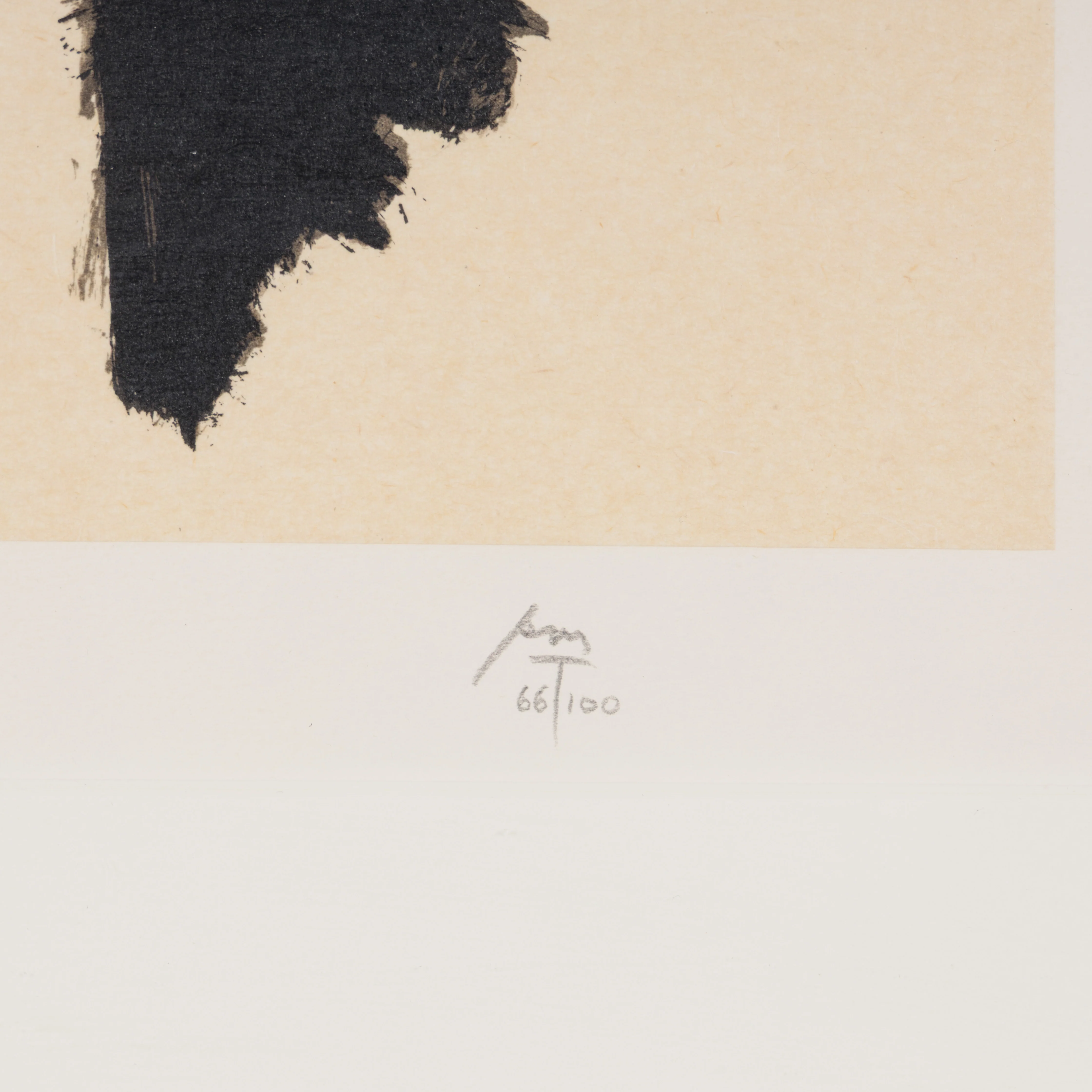 ROBERT MOTHERWELL, "THE PARIS REVIEW" LITHOGRAPH, 1991 - Image 4