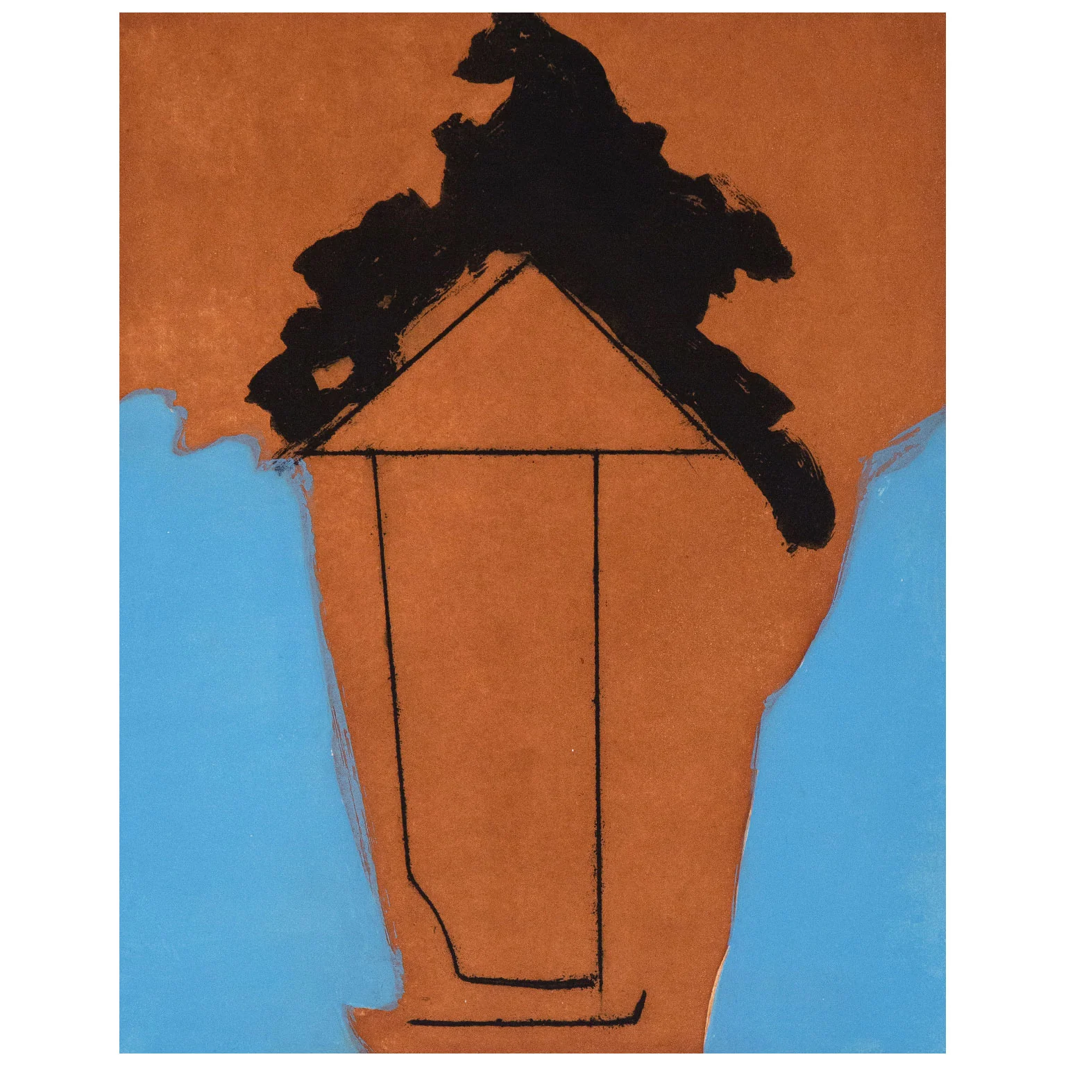 ROBERT MOTHERWELL "THE PERSIAN II" AQUATINT, 1985 - Image 12