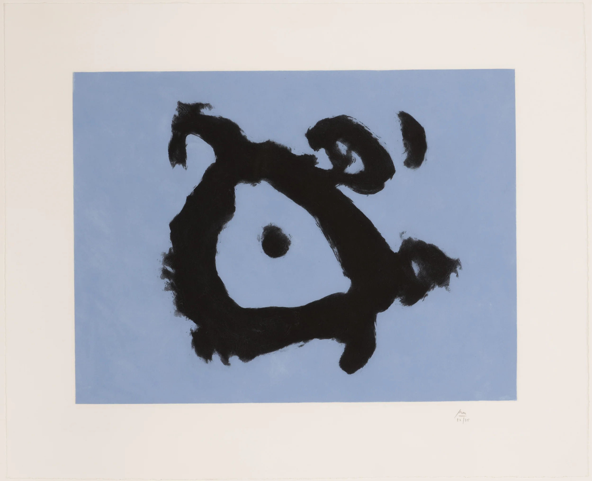 ROBERT MOTHERWELL "THE POET'S EYE" AQUATINT, 1990 - Image 12