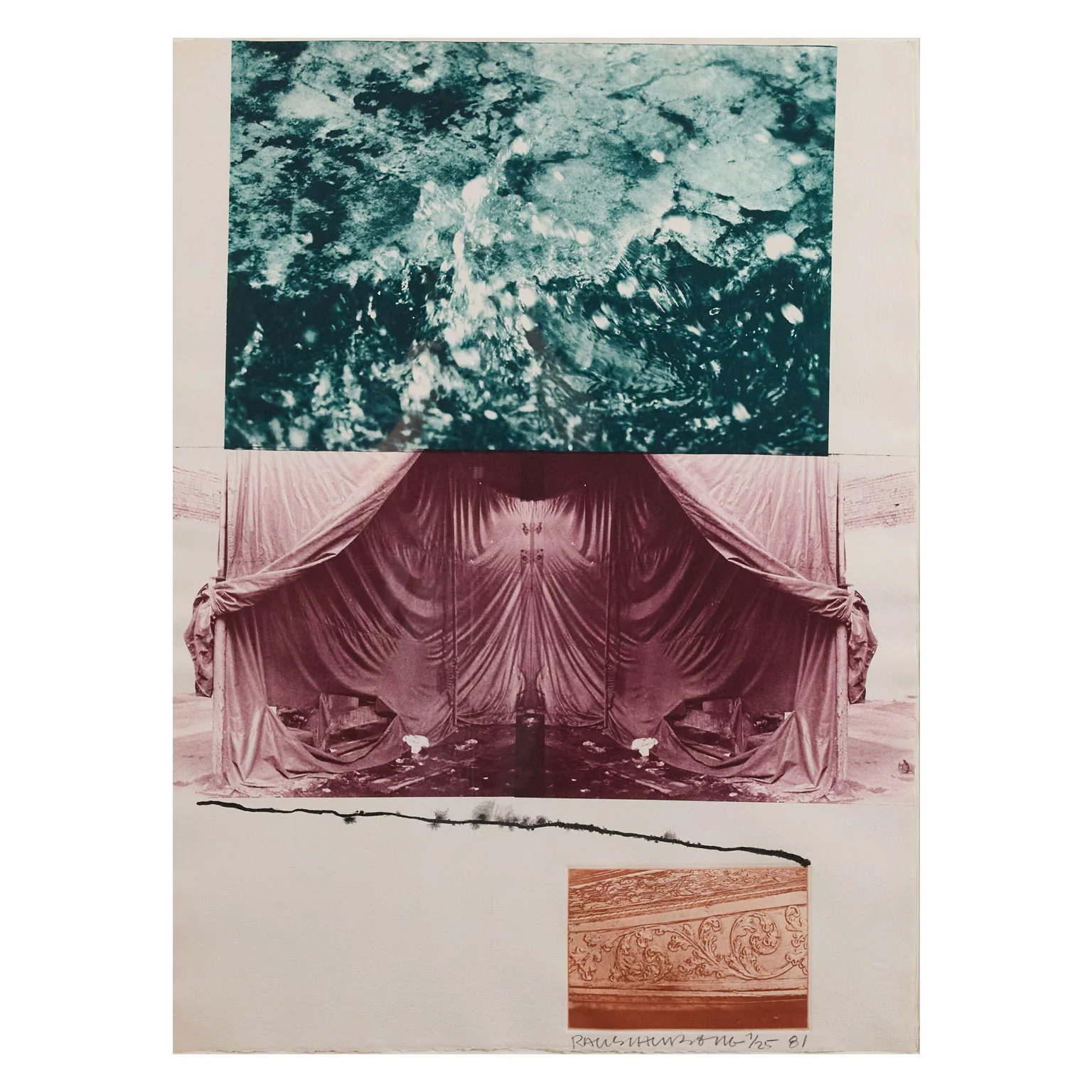 ROBERT RAUSCHENBERG "AQUAFIX" PHOTOLITHOGRAPH, 1981 - Image 11
