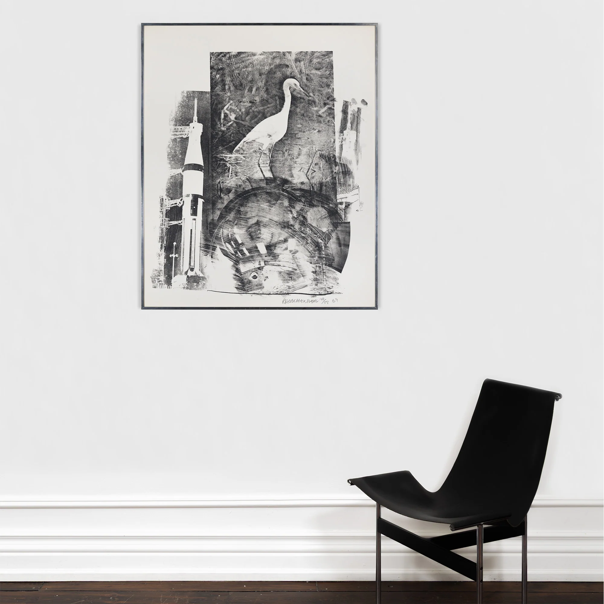 ROBERT RAUSCHENBERG "HORN (STONED MOON)" LITHO, 1969 - Image 12