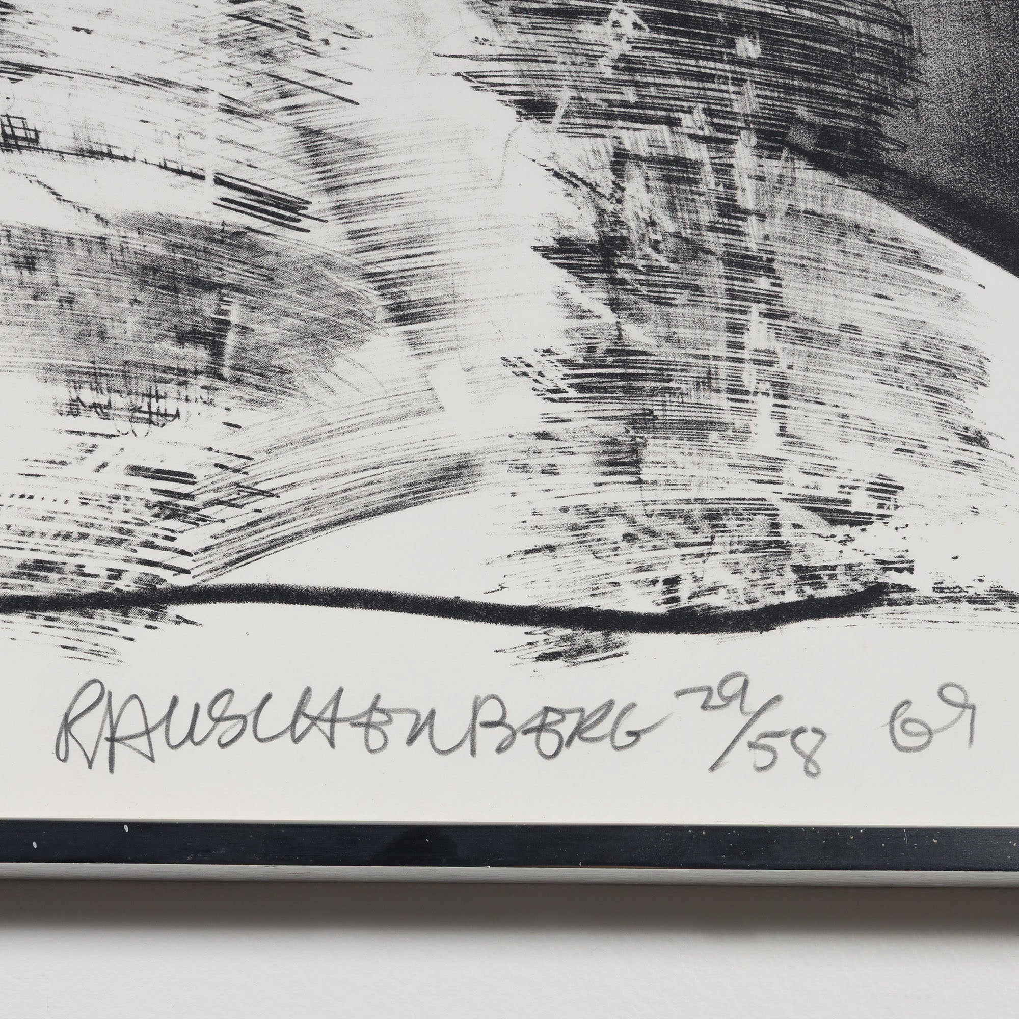 ROBERT RAUSCHENBERG "HORN (STONED MOON)" LITHO, 1969 - Image 4